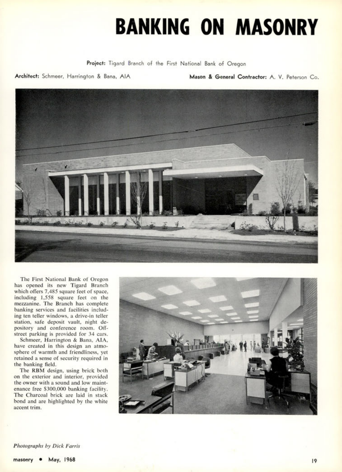 Masonry Magazine May 1968 Page. 19