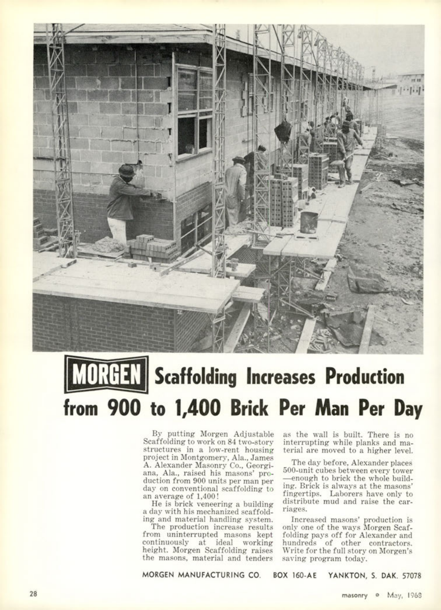 Masonry Magazine May 1968 Page. 28