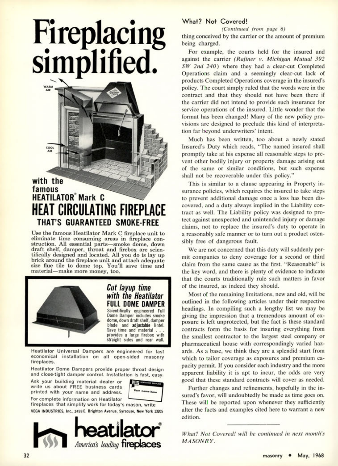 Masonry Magazine May 1968 Page. 32