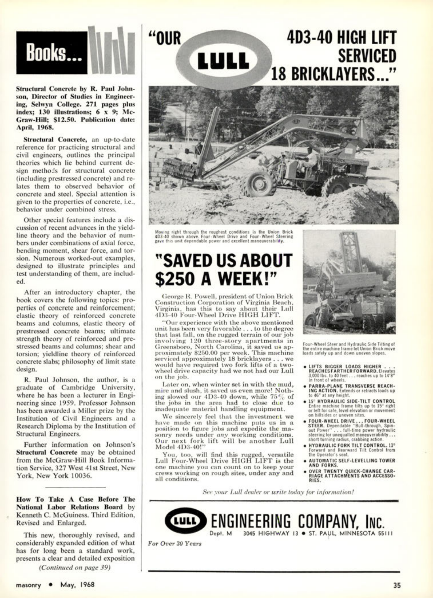 Masonry Magazine May 1968 Page. 35