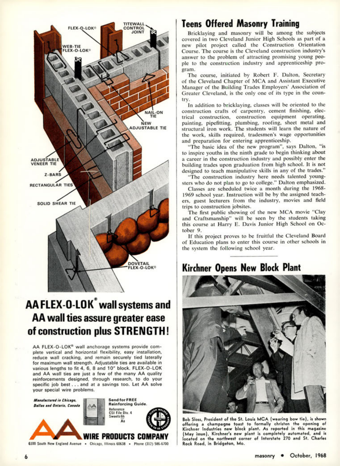 Masonry Magazine October 1968 Page. 6