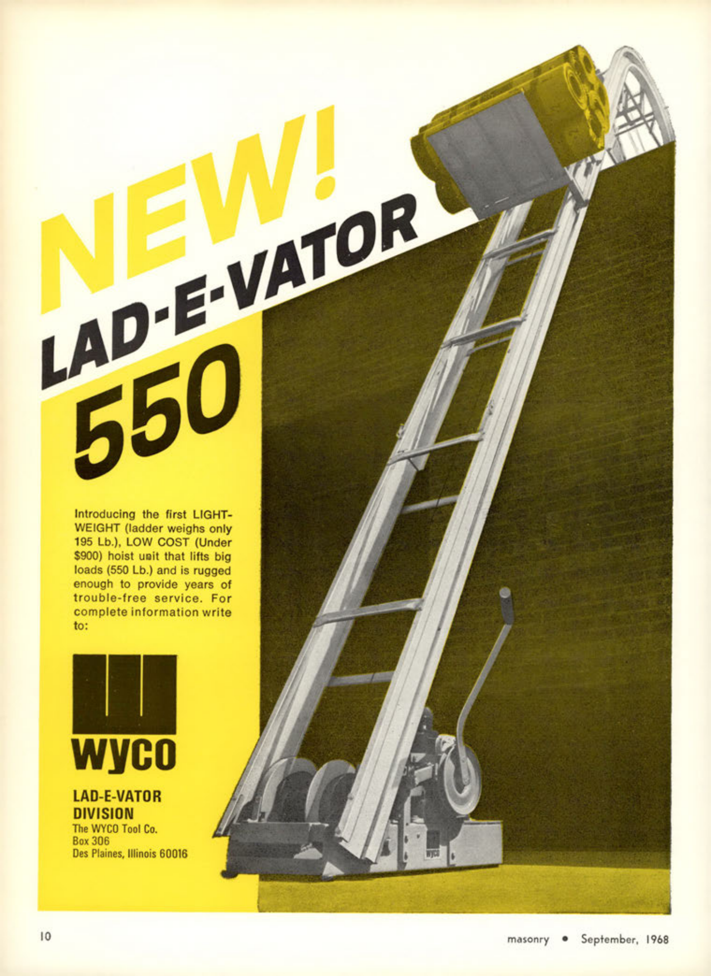 Masonry Magazine September 1968 Page. 10