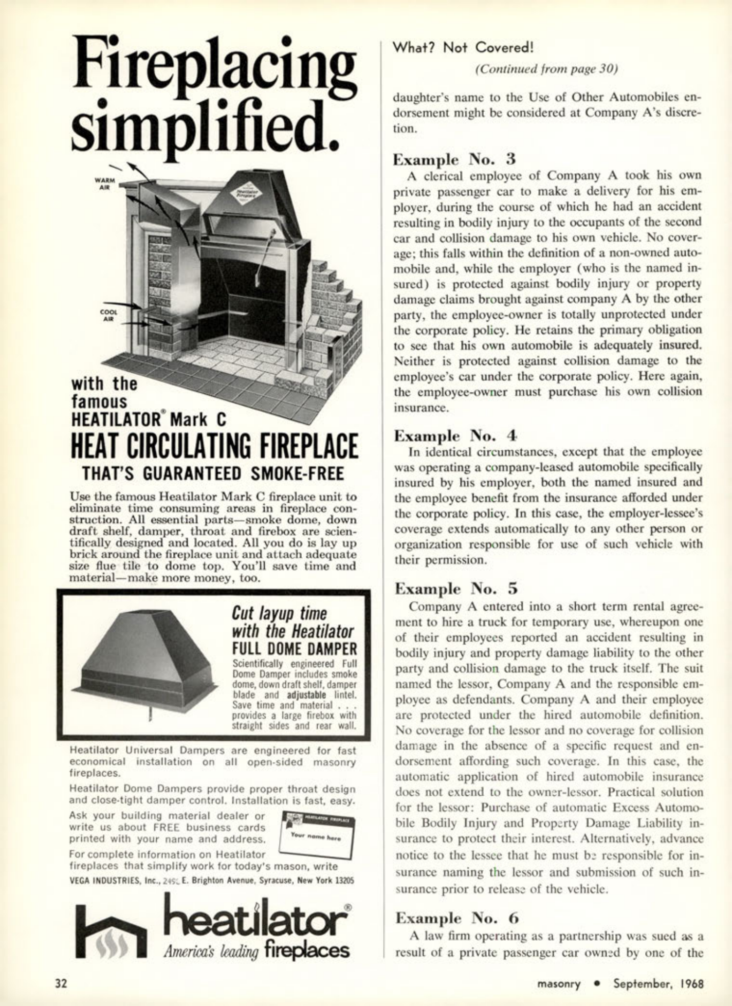 Masonry Magazine September 1968 Page. 32