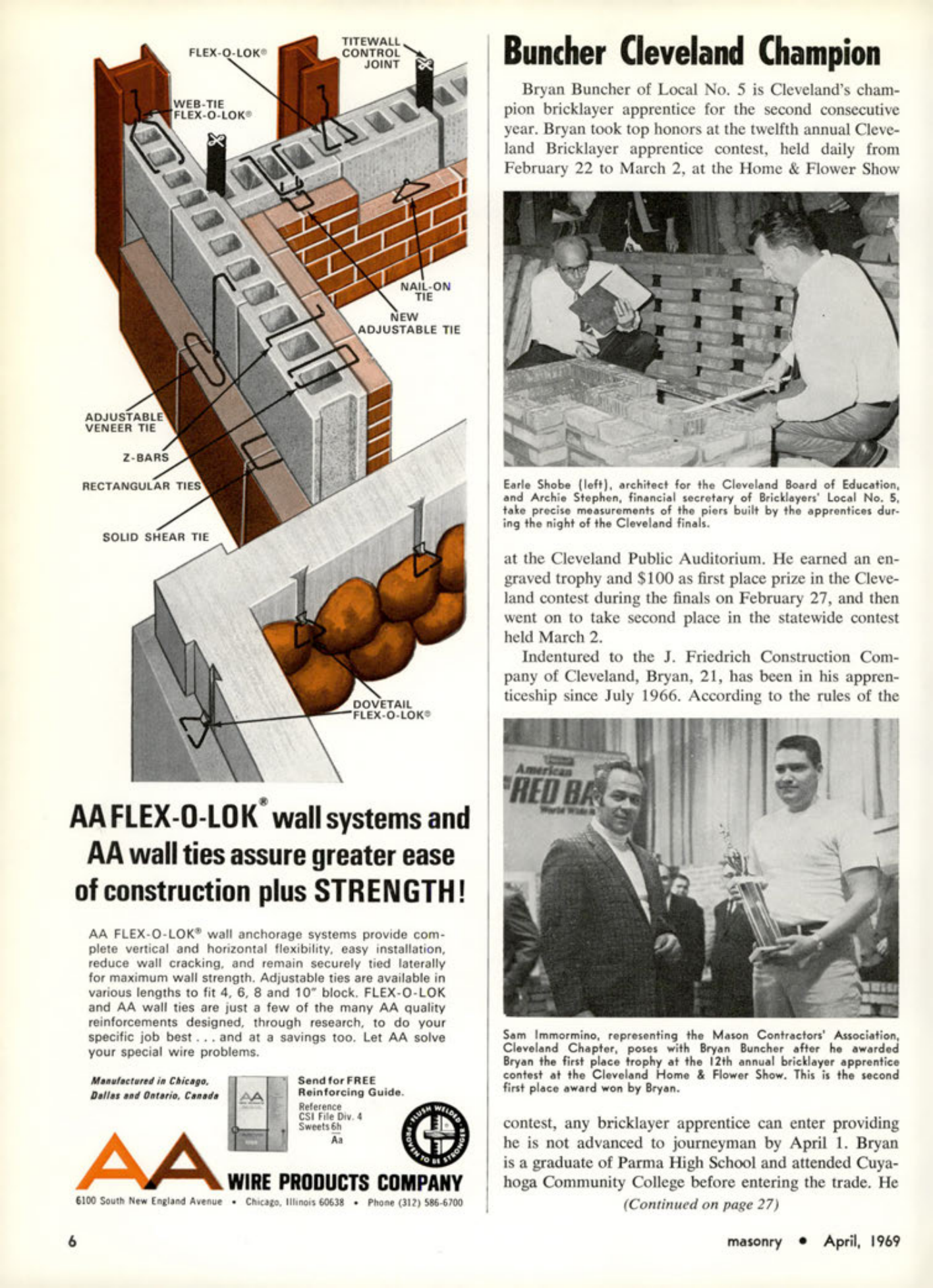 Masonry Magazine April 1969 Page. 6