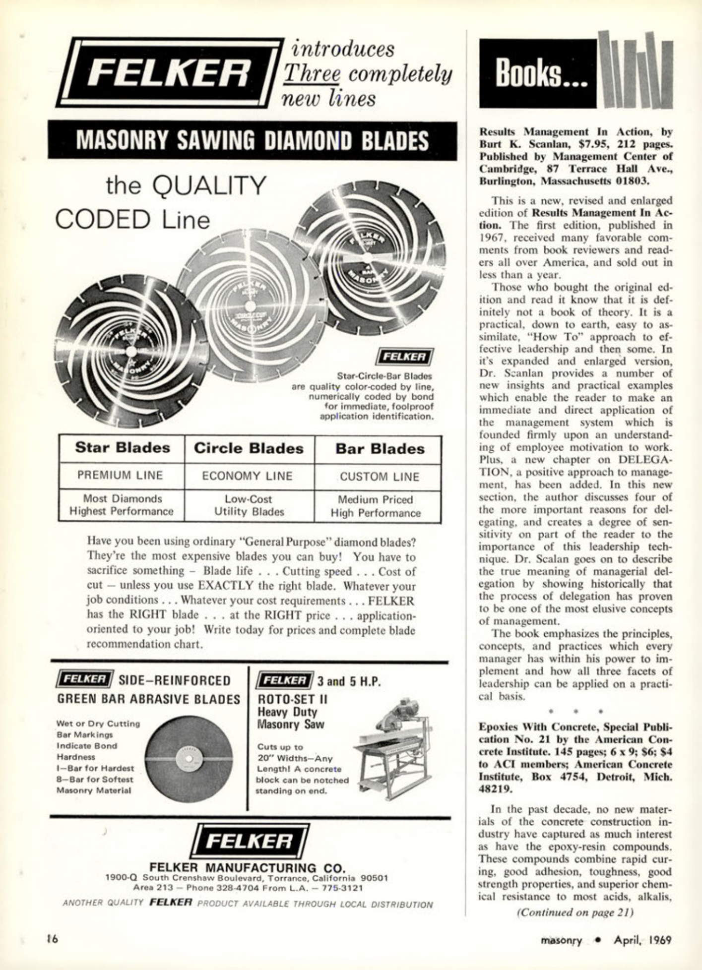 Masonry Magazine April 1969 Page. 16