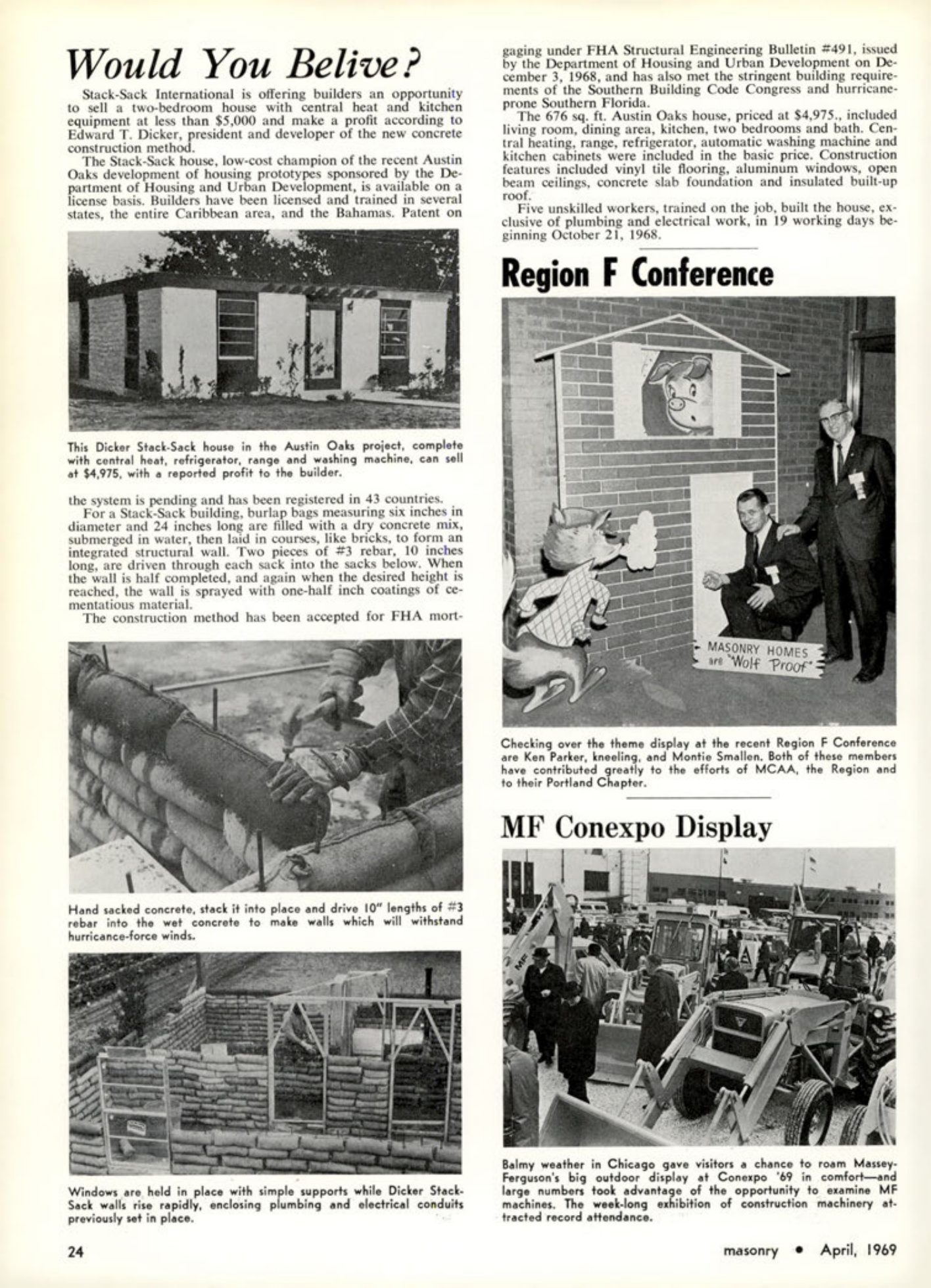Masonry Magazine April 1969 Page. 24