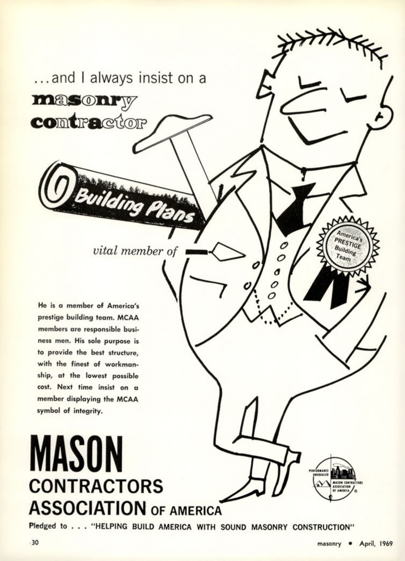 Masonry Magazine April 1969 Page. 30