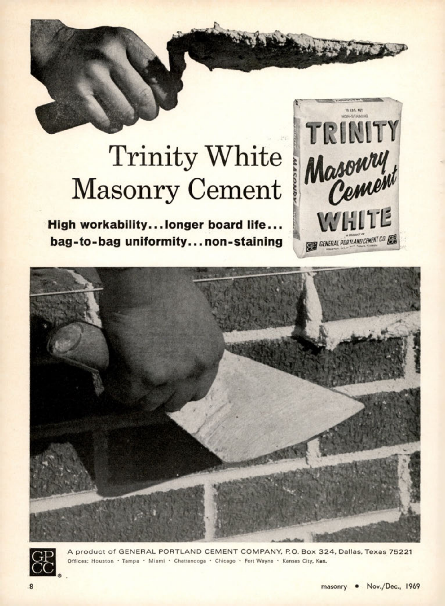 Masonry Magazine December 1969 Page. 8