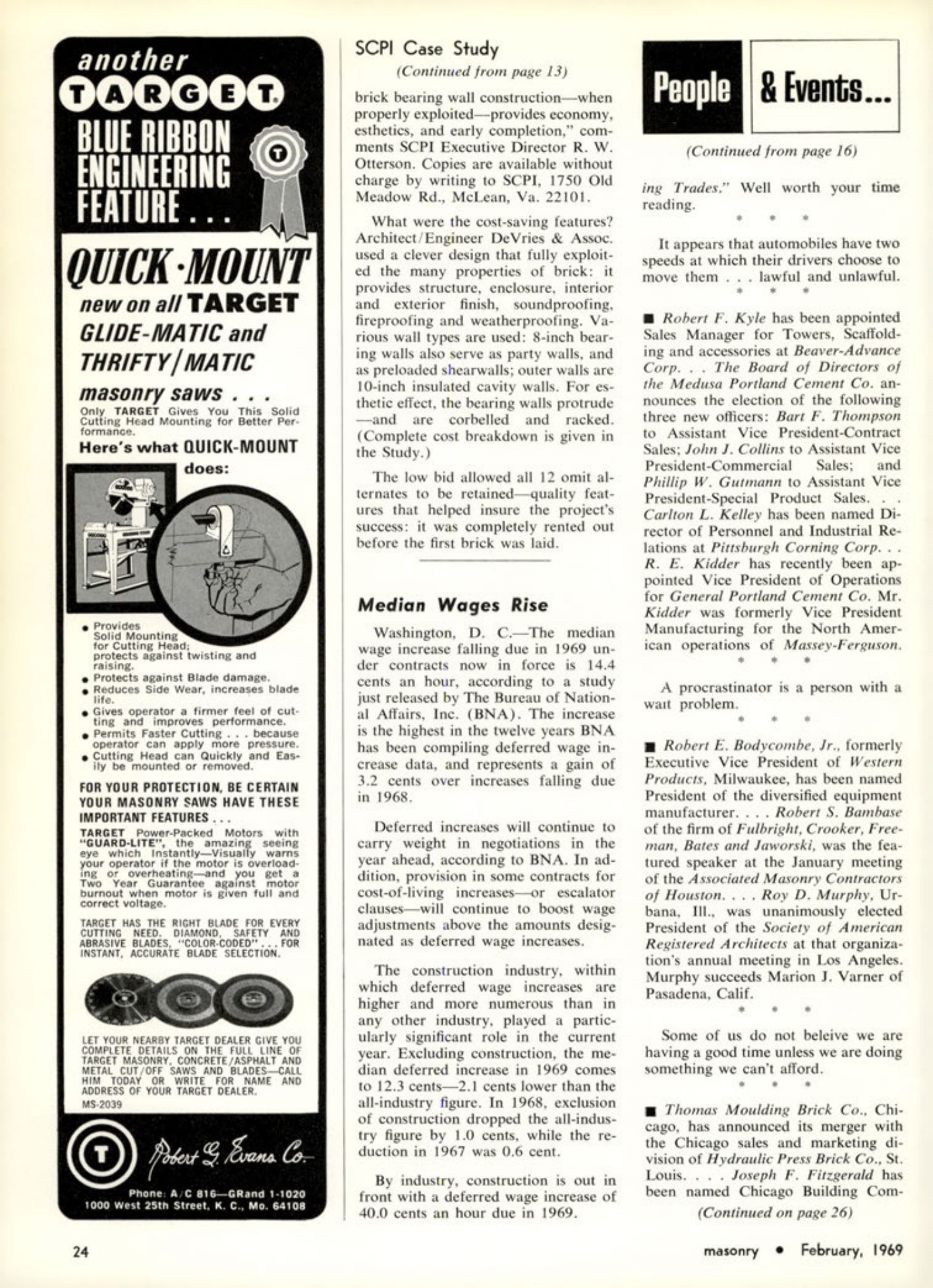 Masonry Magazine February 1969 Page. 24
