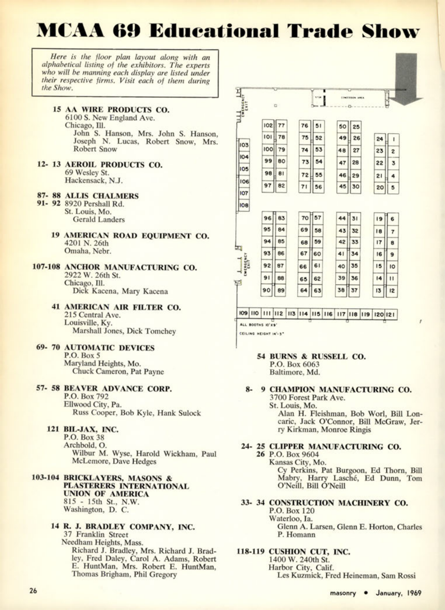 Masonry Magazine January 1969 Page.26
