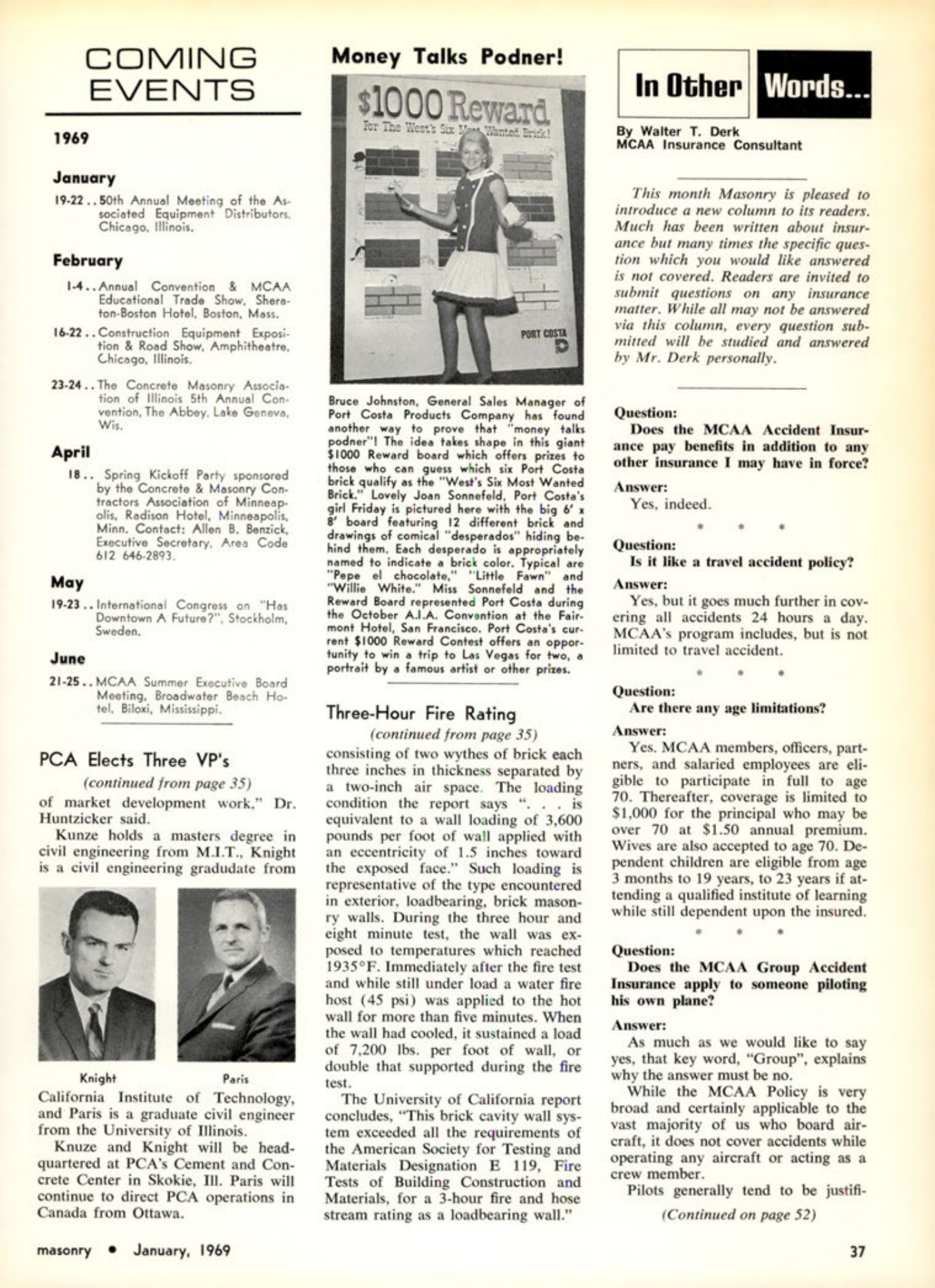 Masonry Magazine January 1969 Page.37