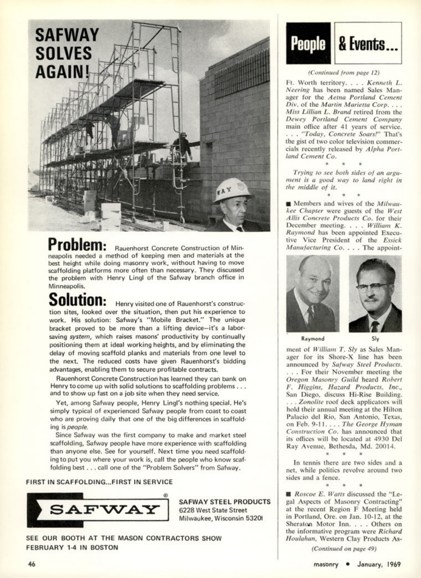 Masonry Magazine January 1969 Page. 46