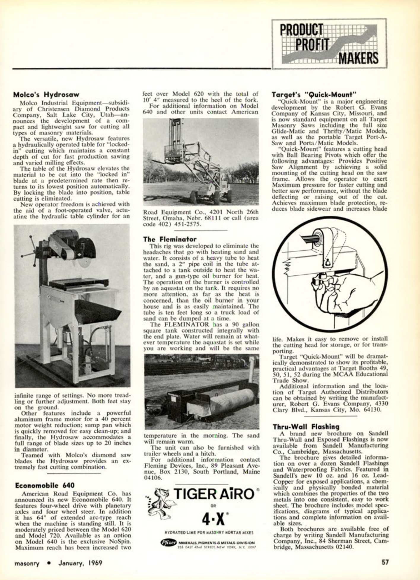 Masonry Magazine January 1969 Page. 57