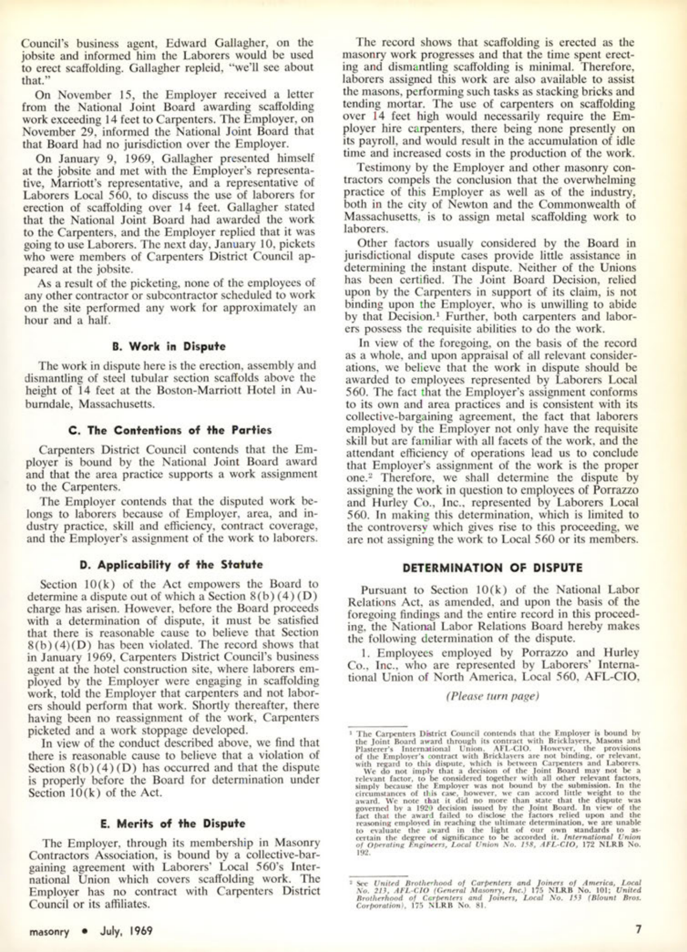 Masonry Magazine July 1969 Page. 7