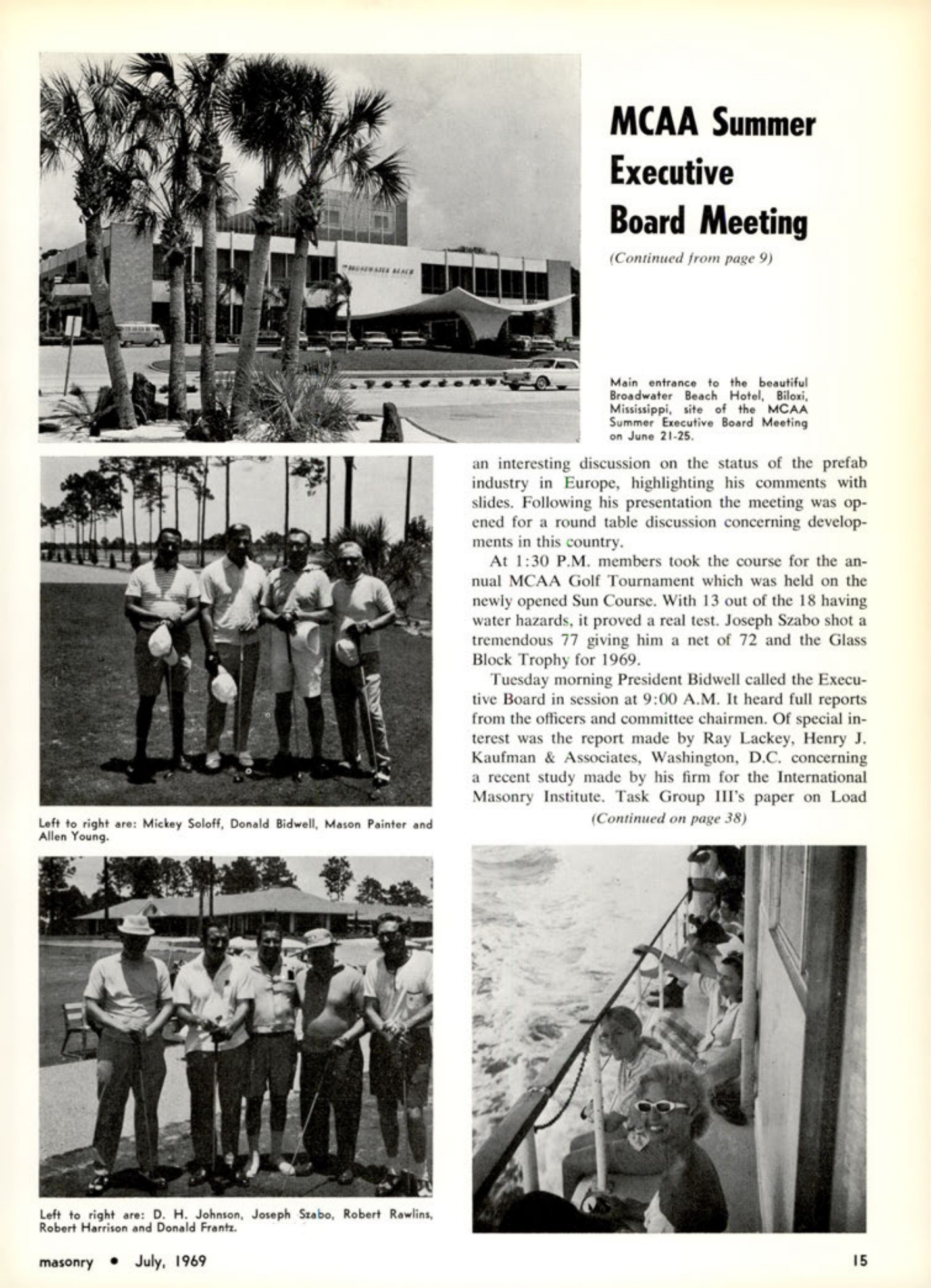 Masonry Magazine July 1969 Page. 15