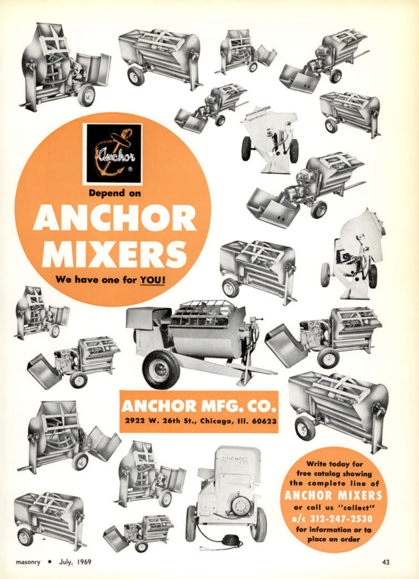 Masonry Magazine July 1969 Page. 43