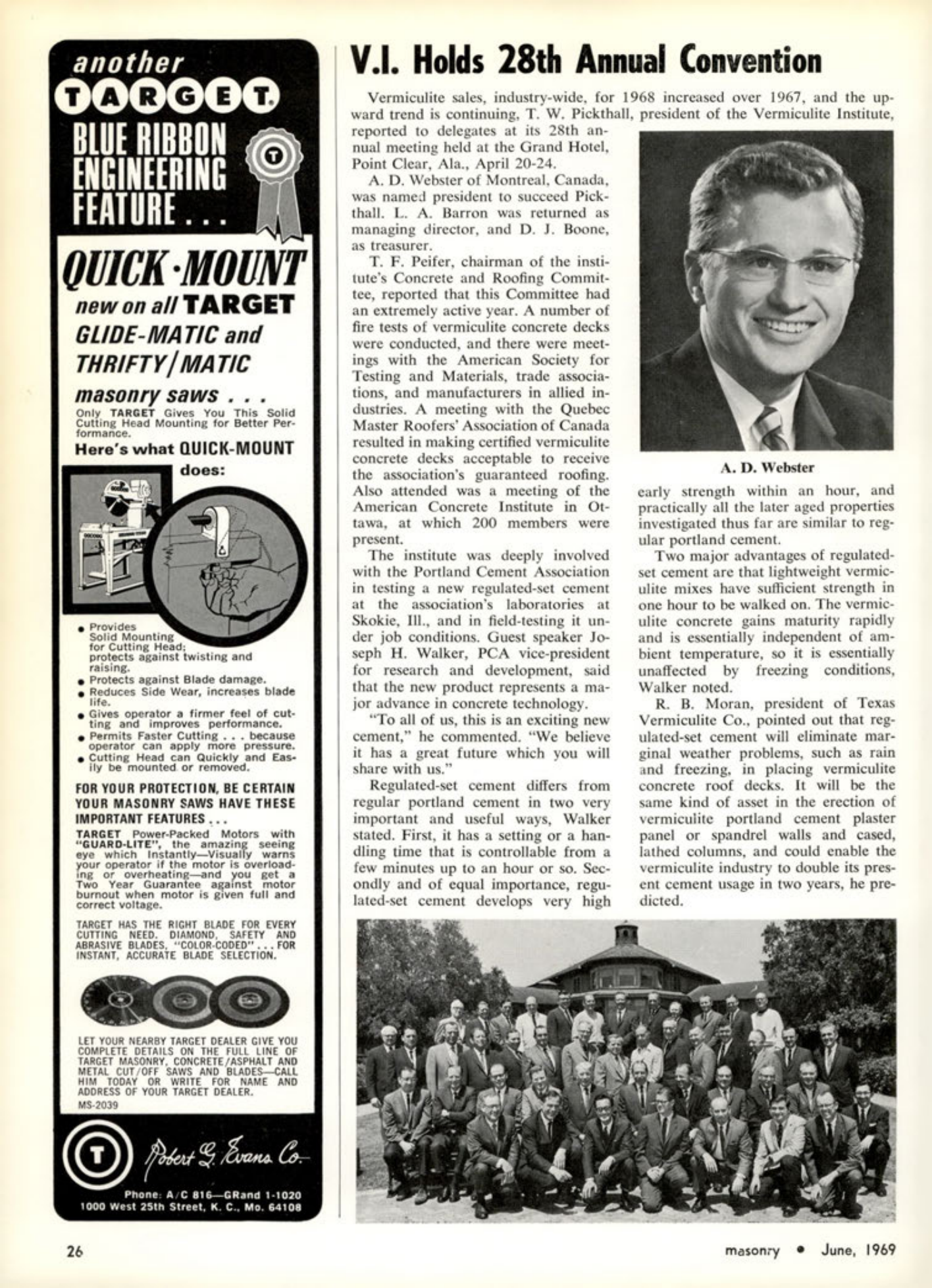 Masonry Magazine June 1969 Page. 26