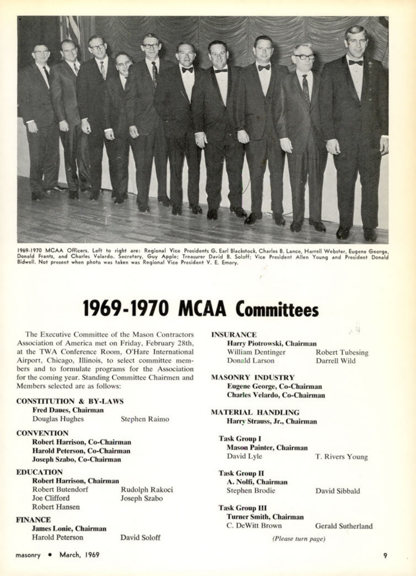 Masonry Magazine March 1969 Page. 9