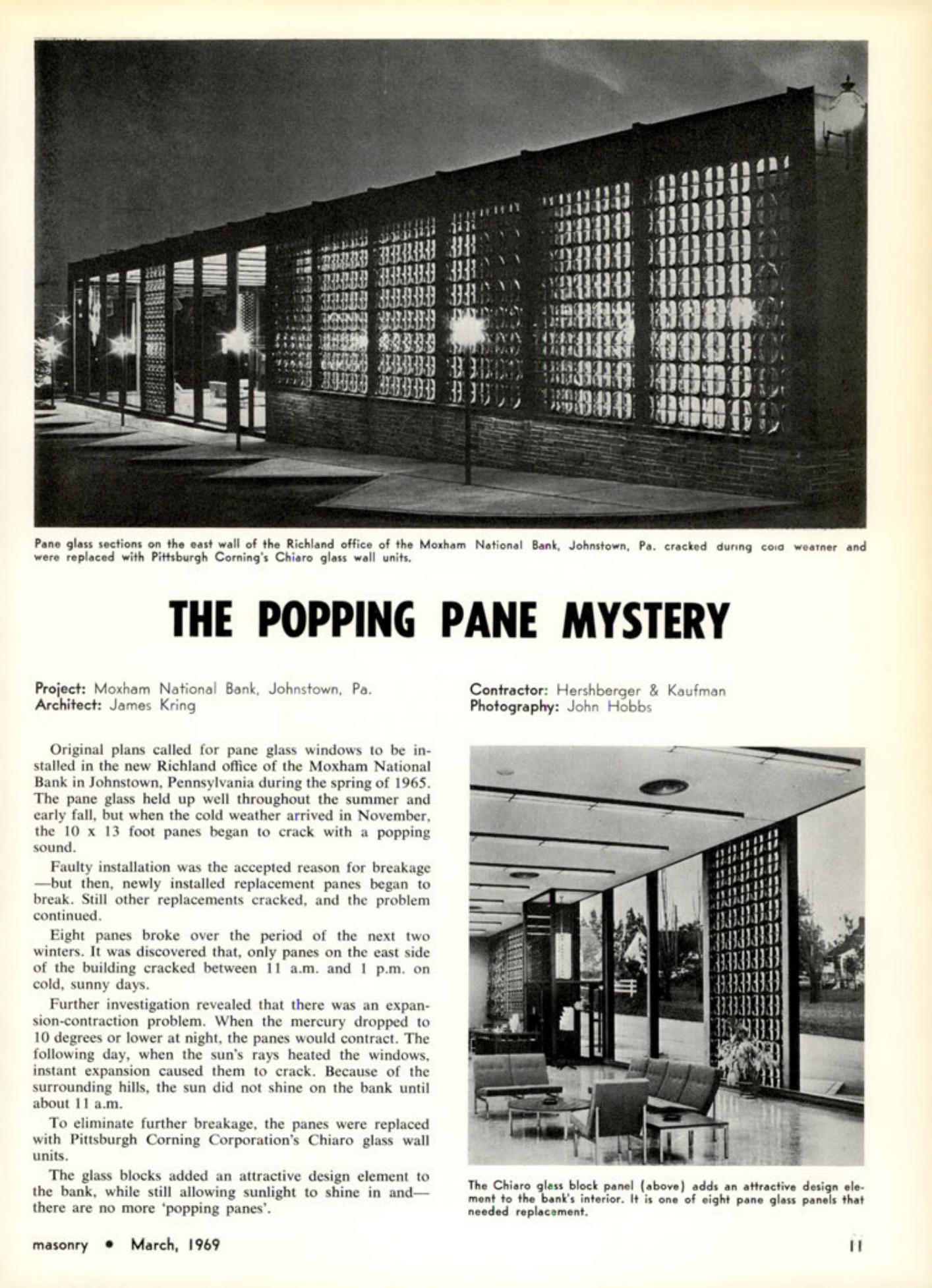 Masonry Magazine March 1969 Page. 11
