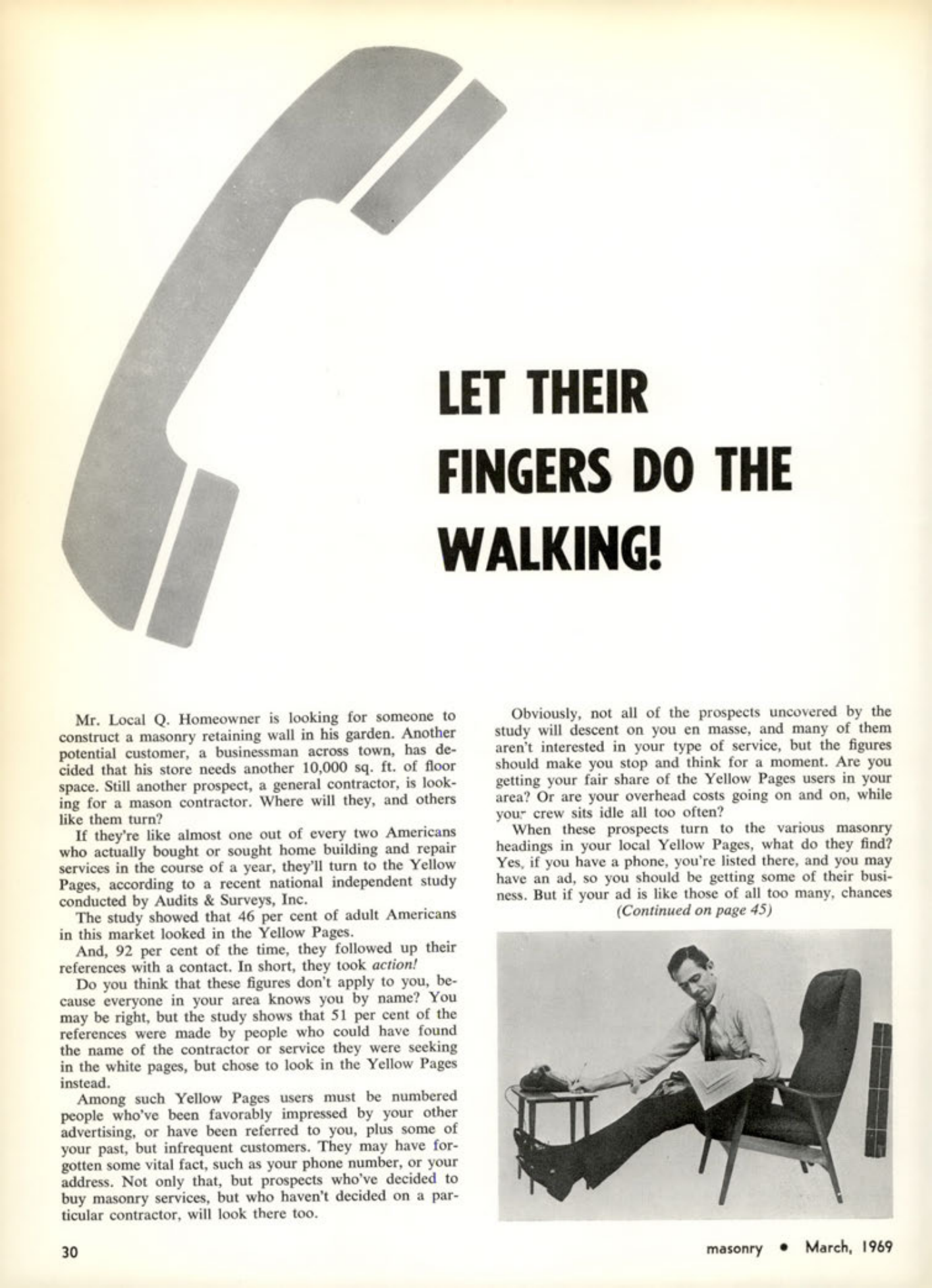 Masonry Magazine March 1969 Page. 30