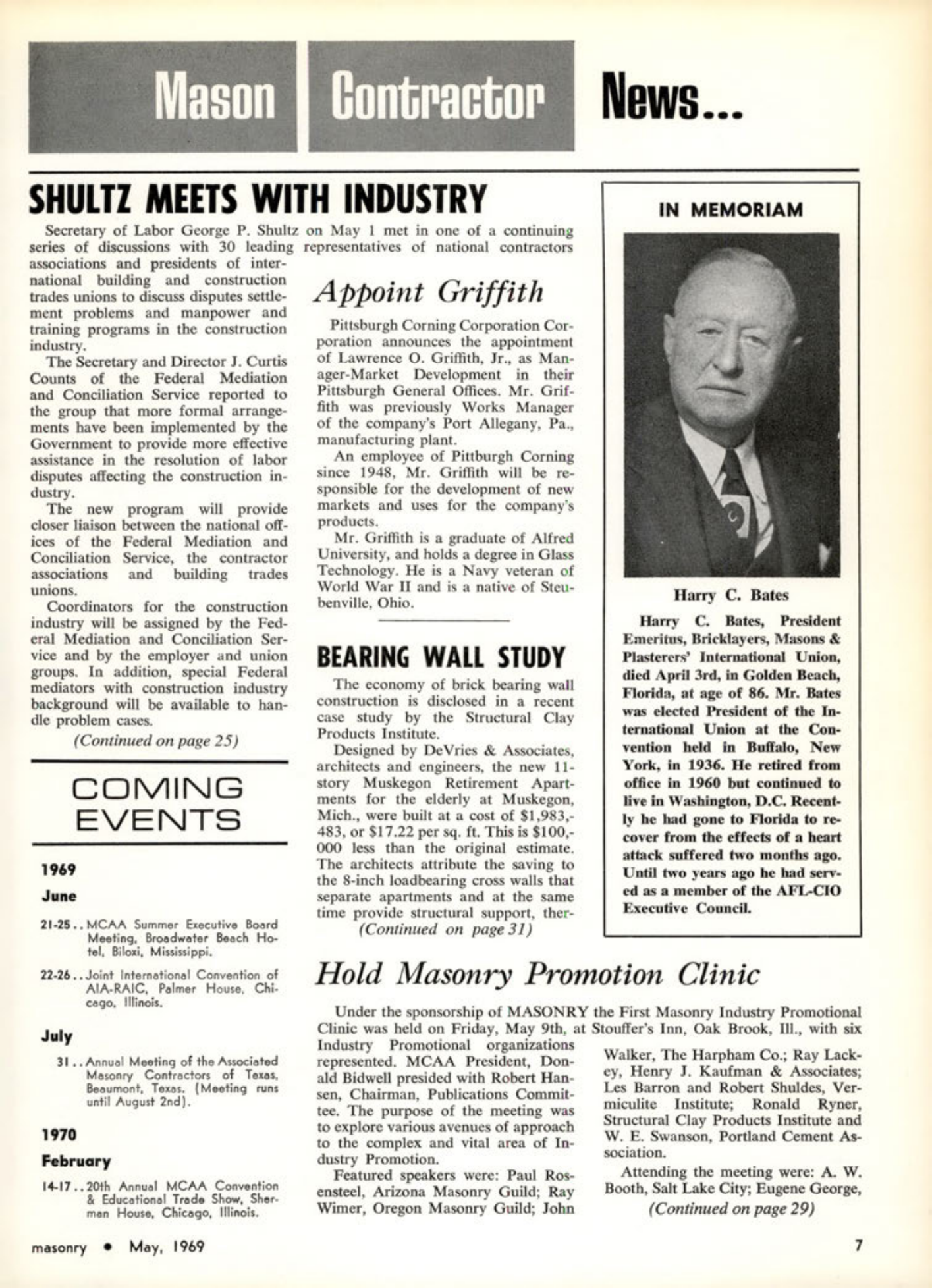 Masonry Magazine May 1969 Page. 7