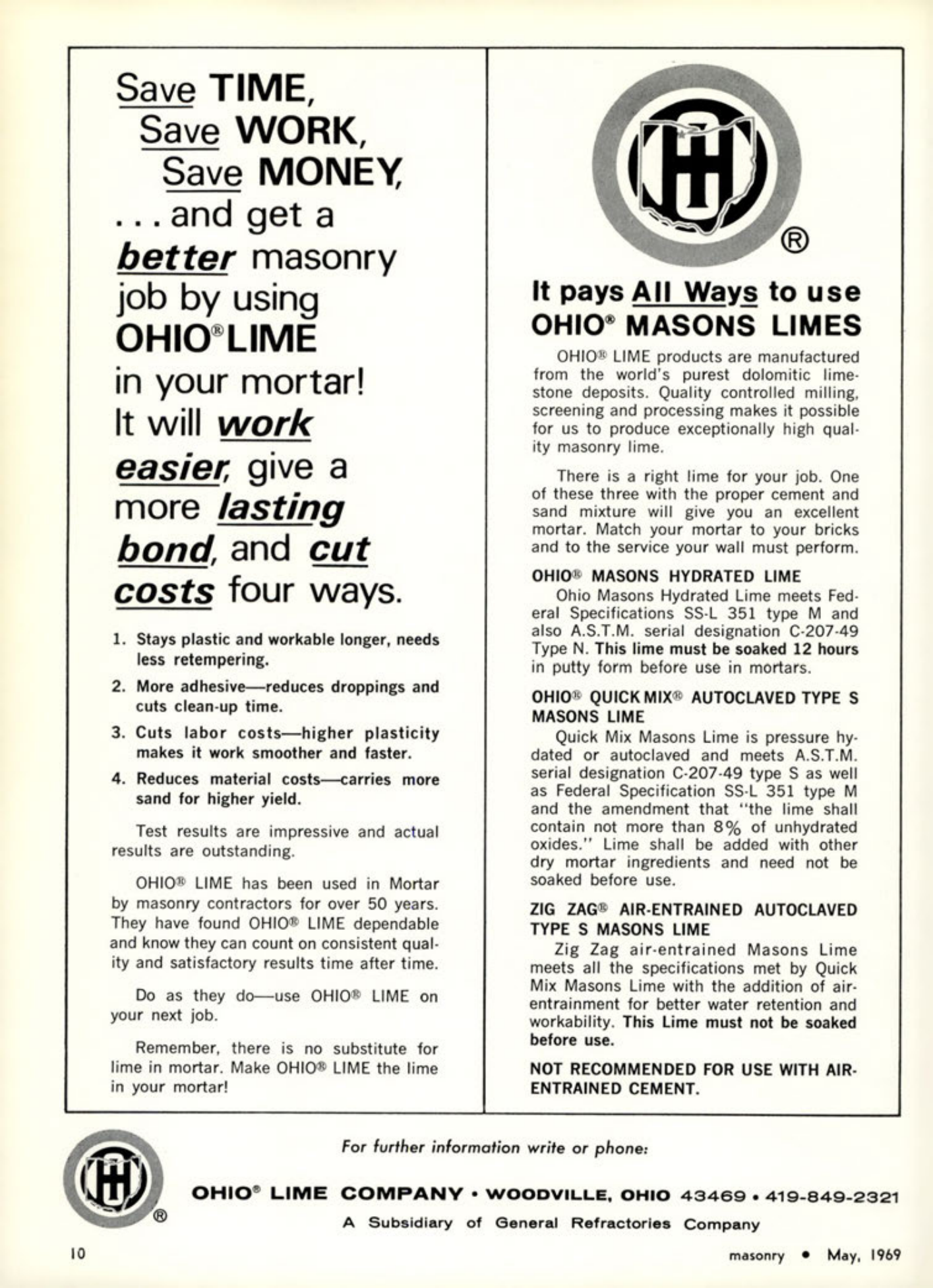 Masonry Magazine May 1969 Page. 10