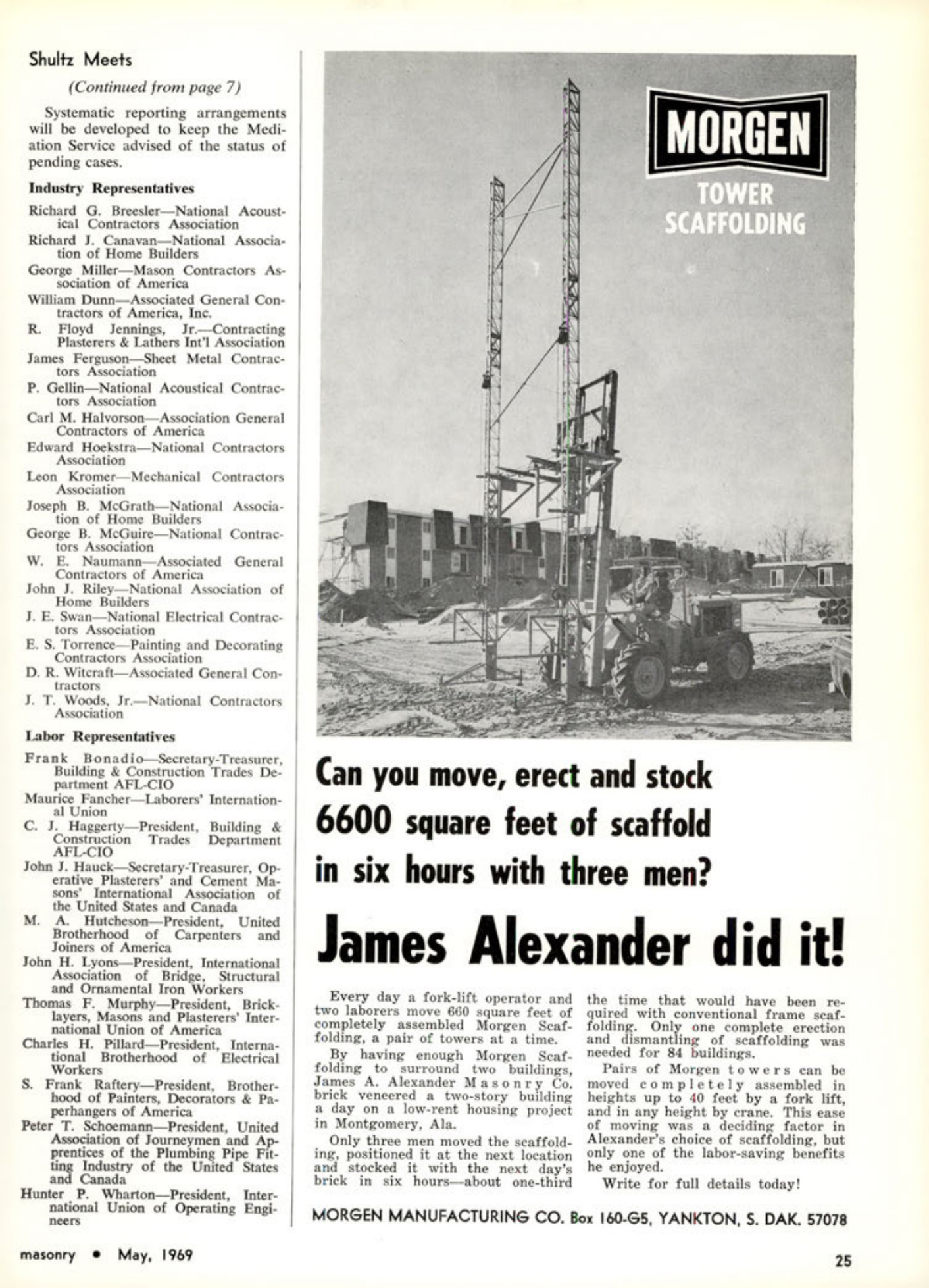 Masonry Magazine May 1969 Page. 25