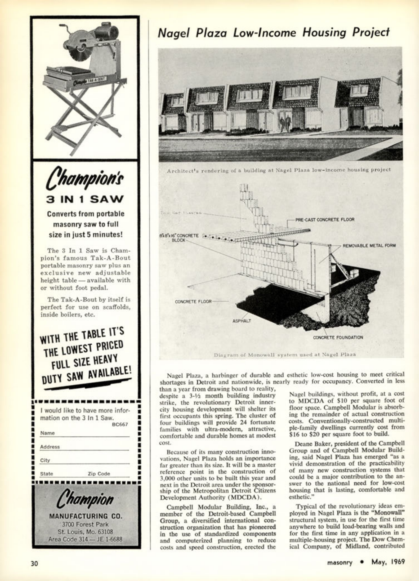 Masonry Magazine May 1969 Page. 30