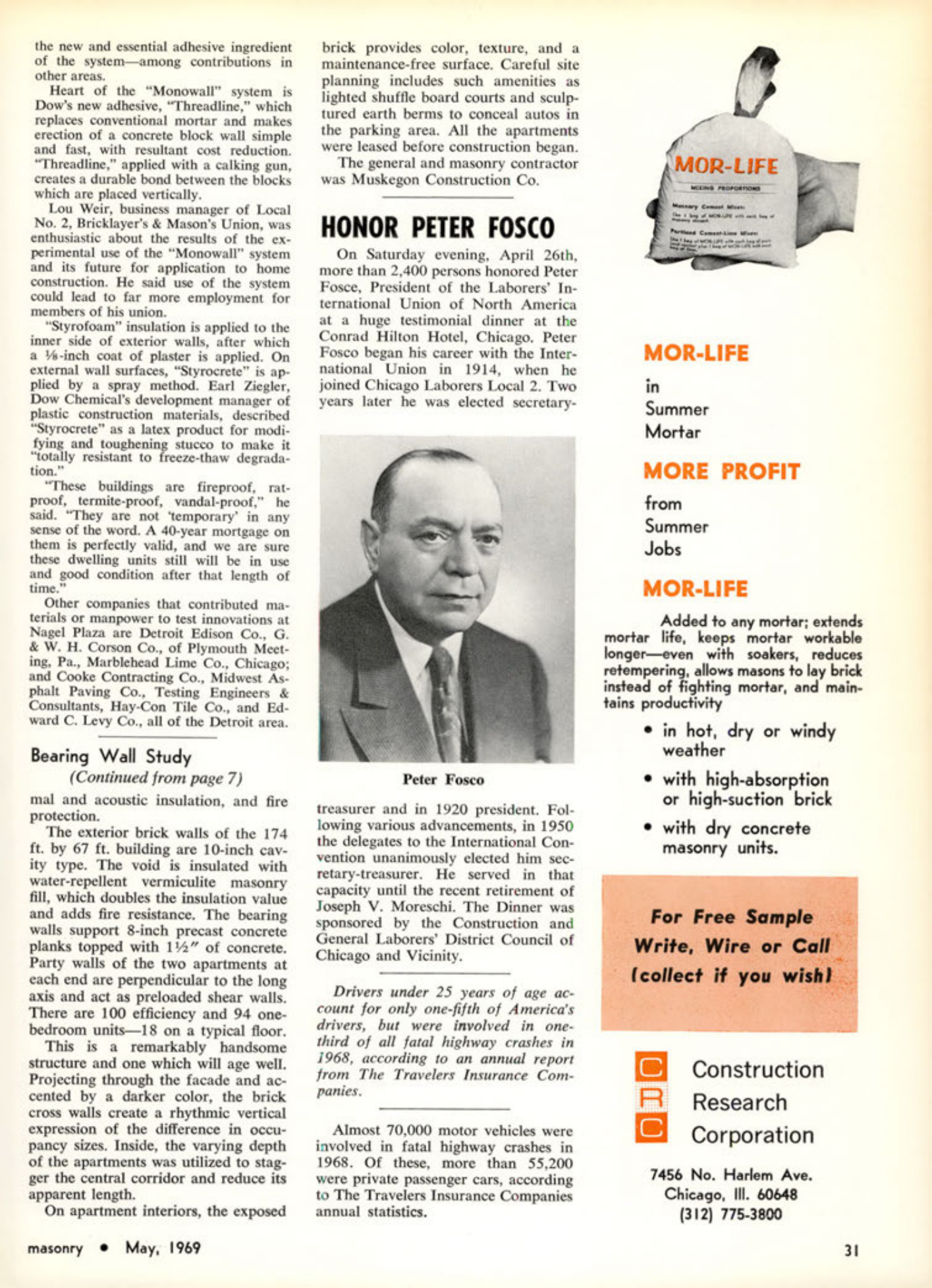 Masonry Magazine May 1969 Page. 31