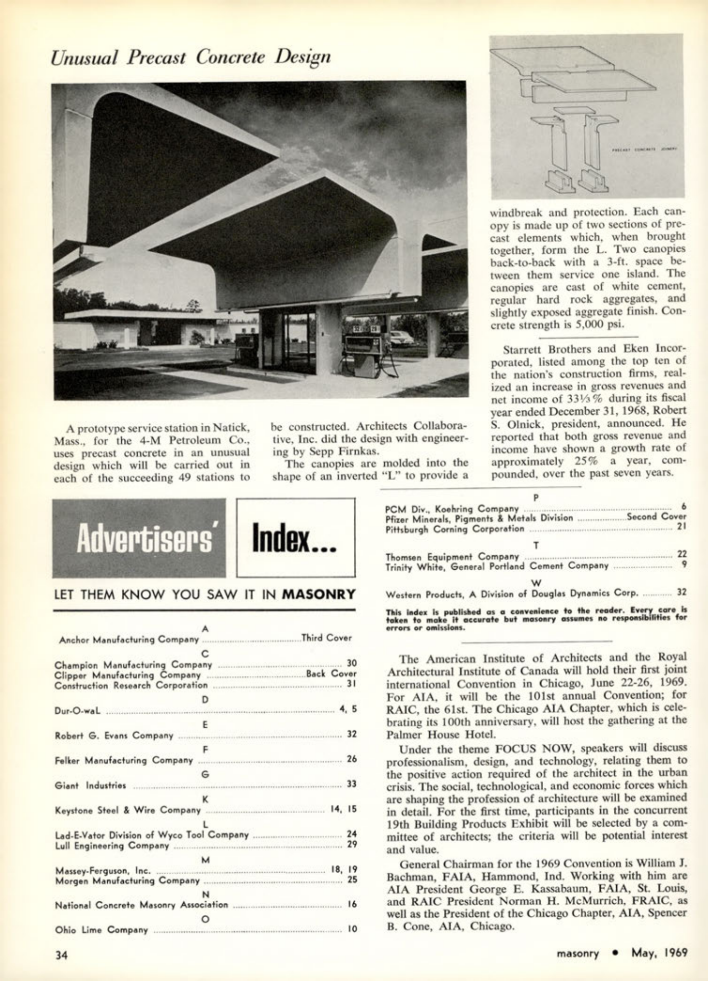 Masonry Magazine May 1969 Page. 34