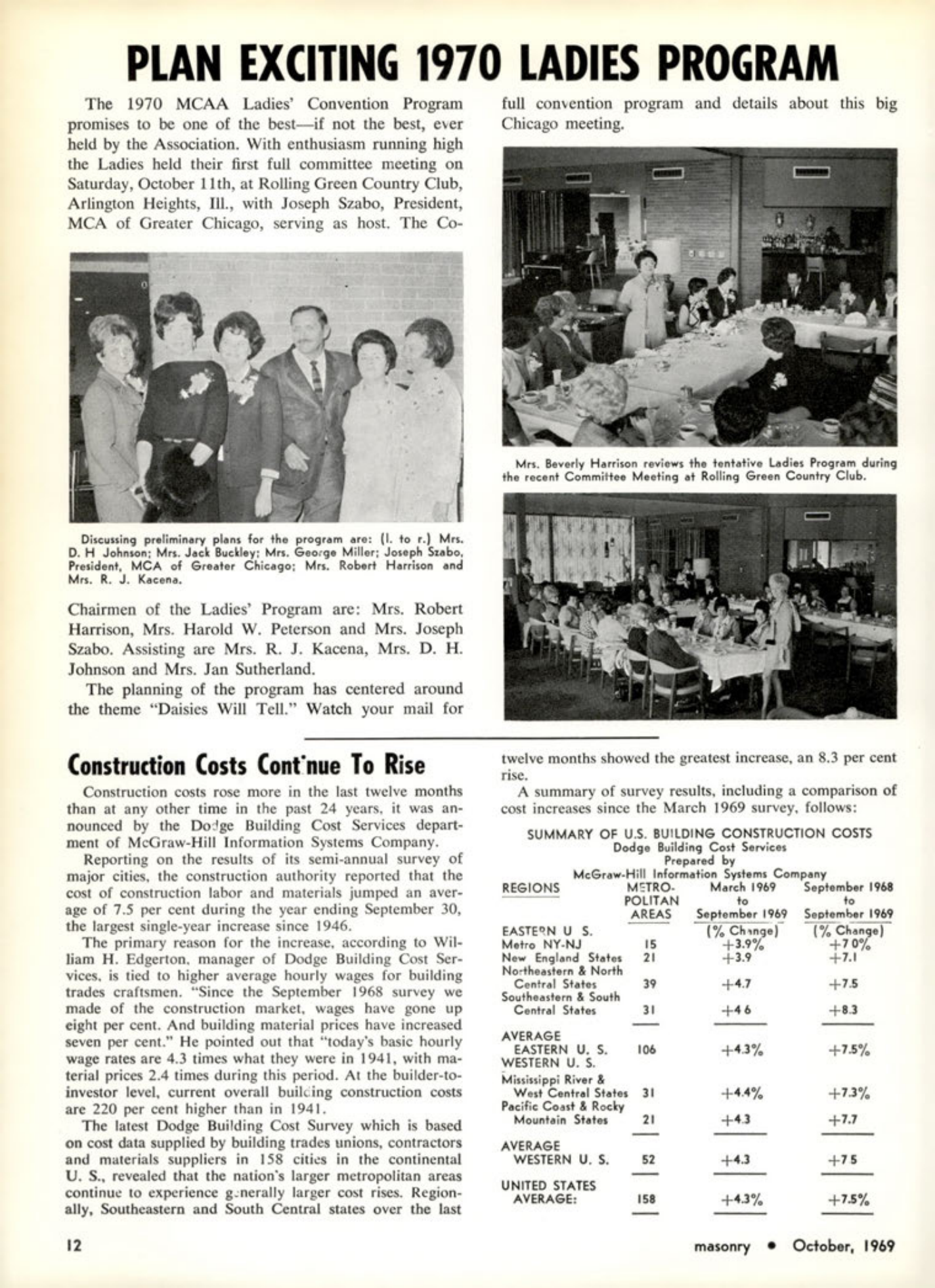 Masonry Magazine October 1969 Page. 12