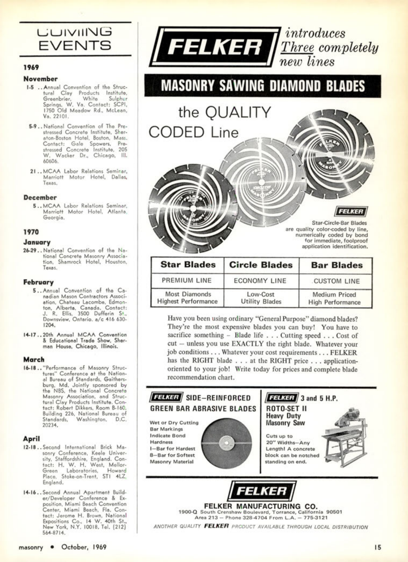 Masonry Magazine October 1969 Page. 15