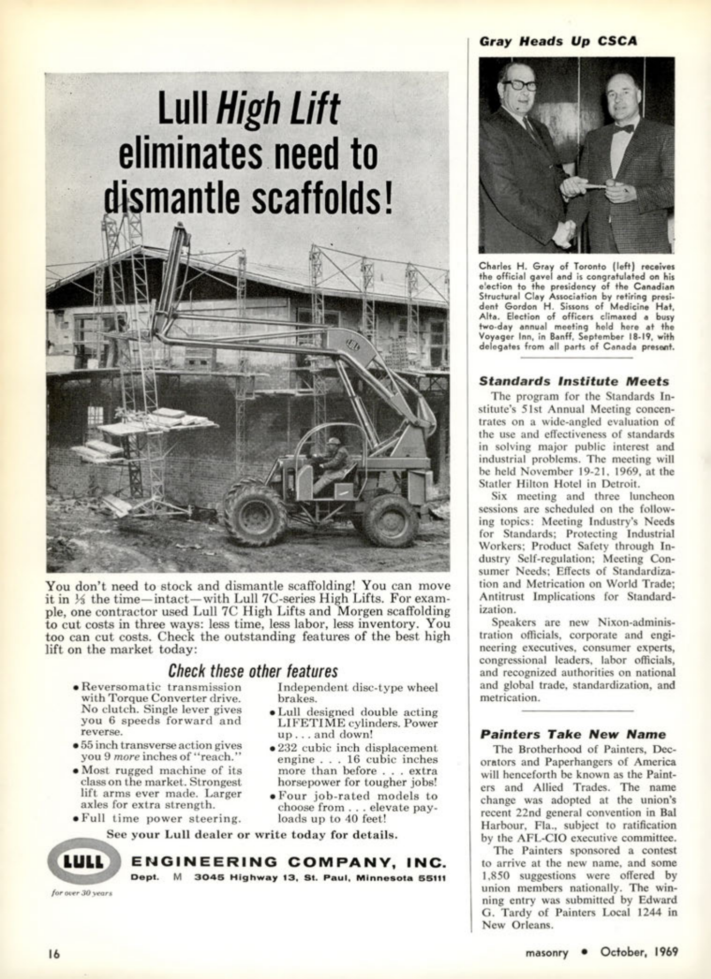 Masonry Magazine October 1969 Page. 16