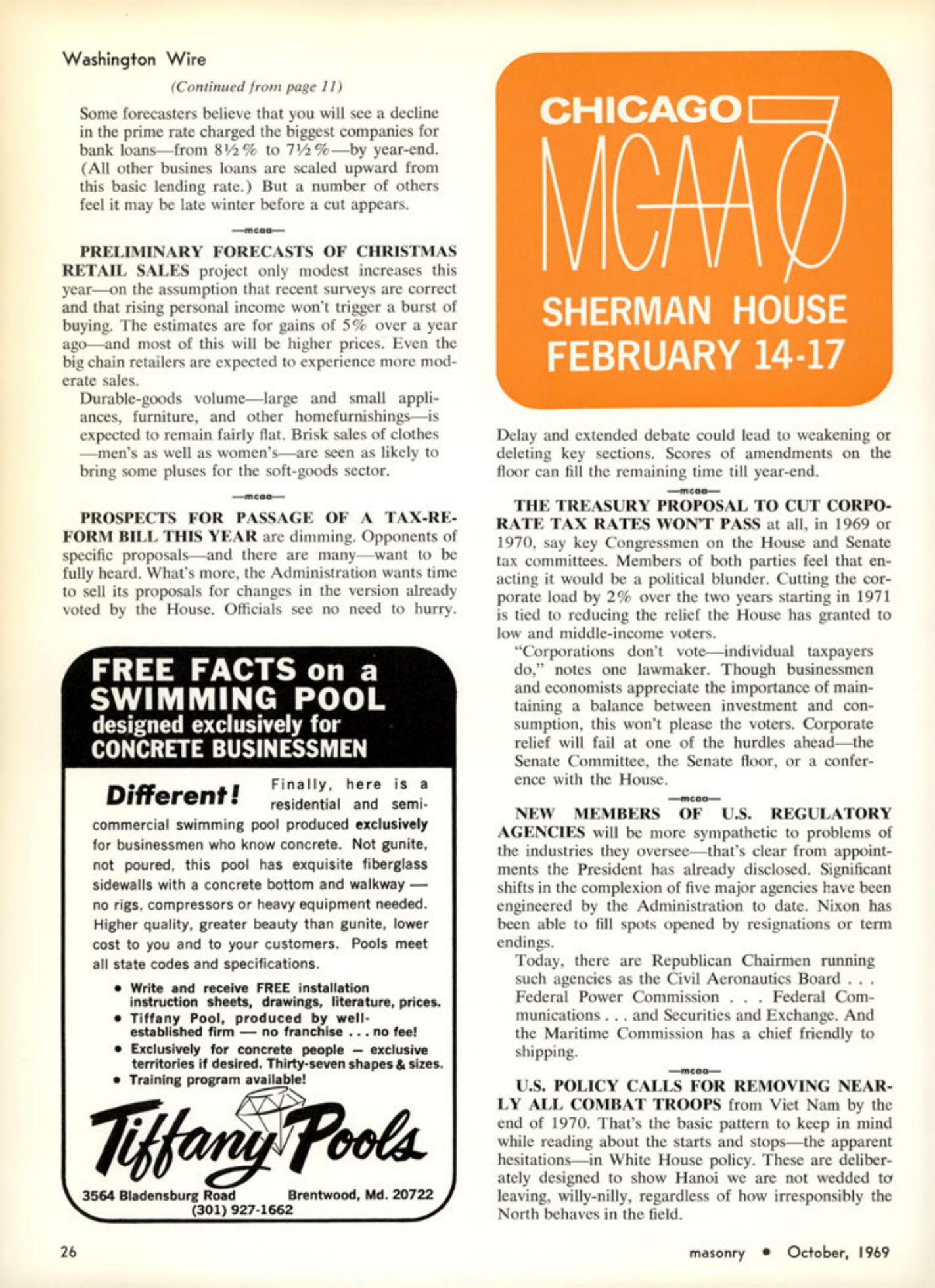 Masonry Magazine October 1969 Page. 26