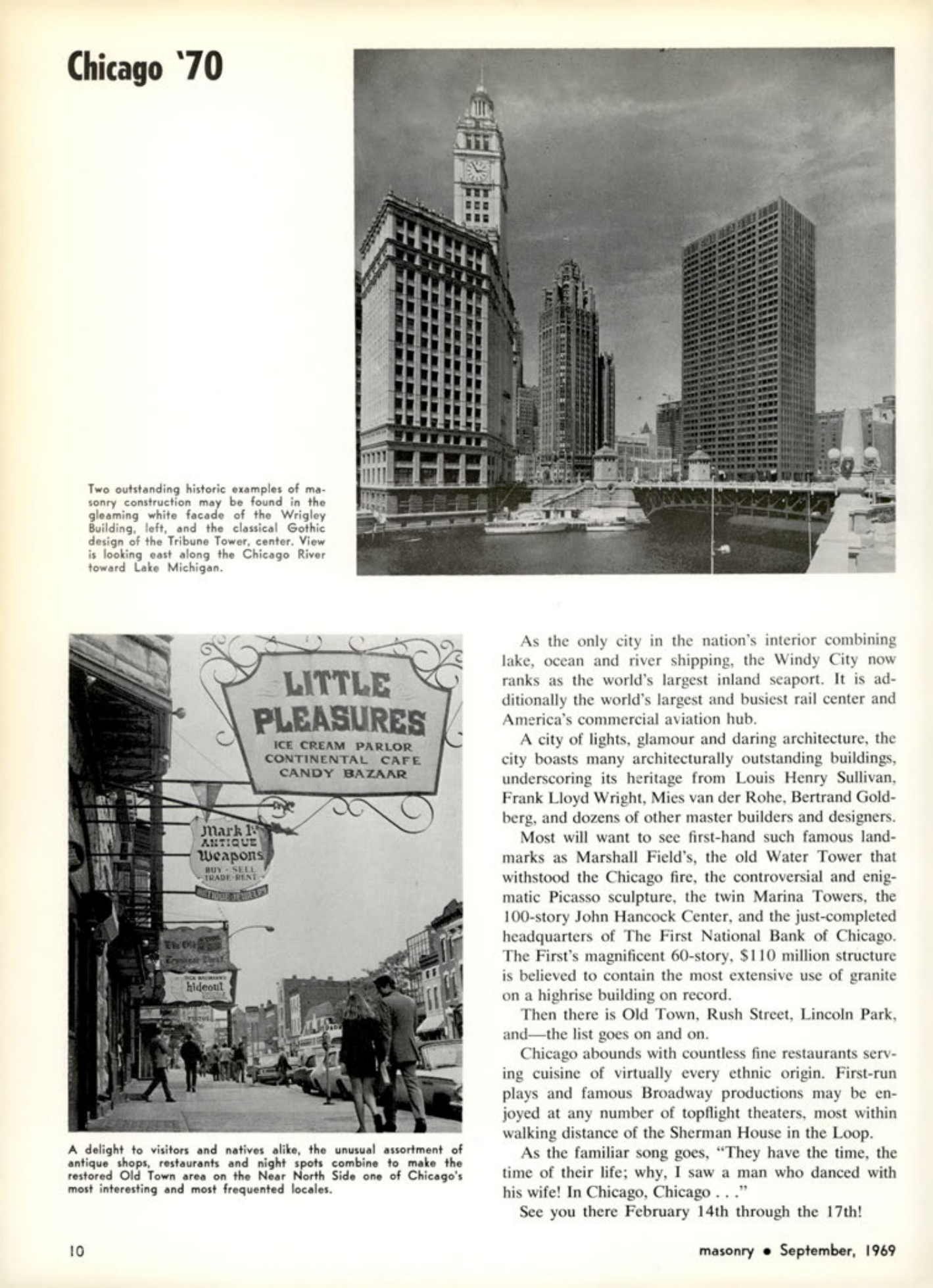Masonry Magazine September 1969 Page. 10