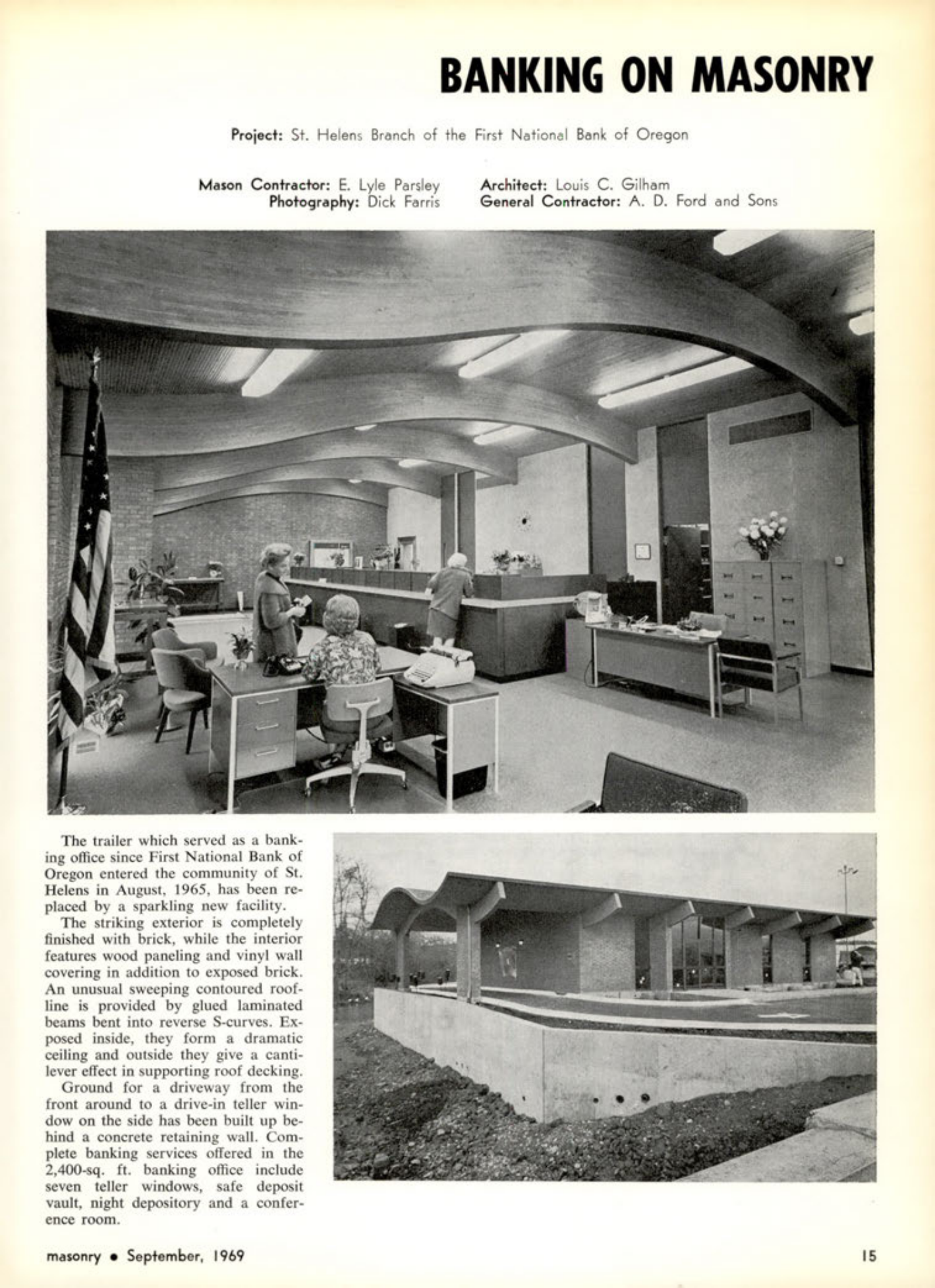 Masonry Magazine September 1969 Page. 15