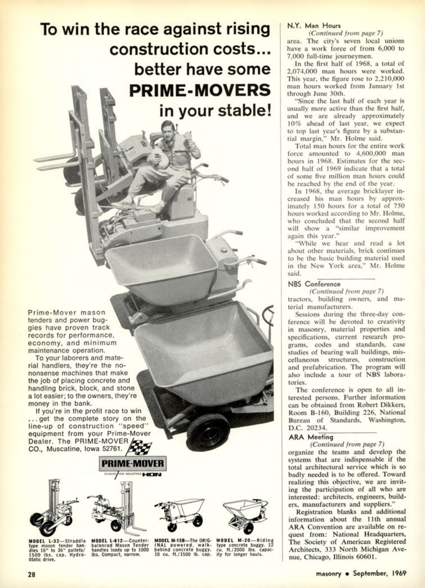 Masonry Magazine September 1969 Page. 28