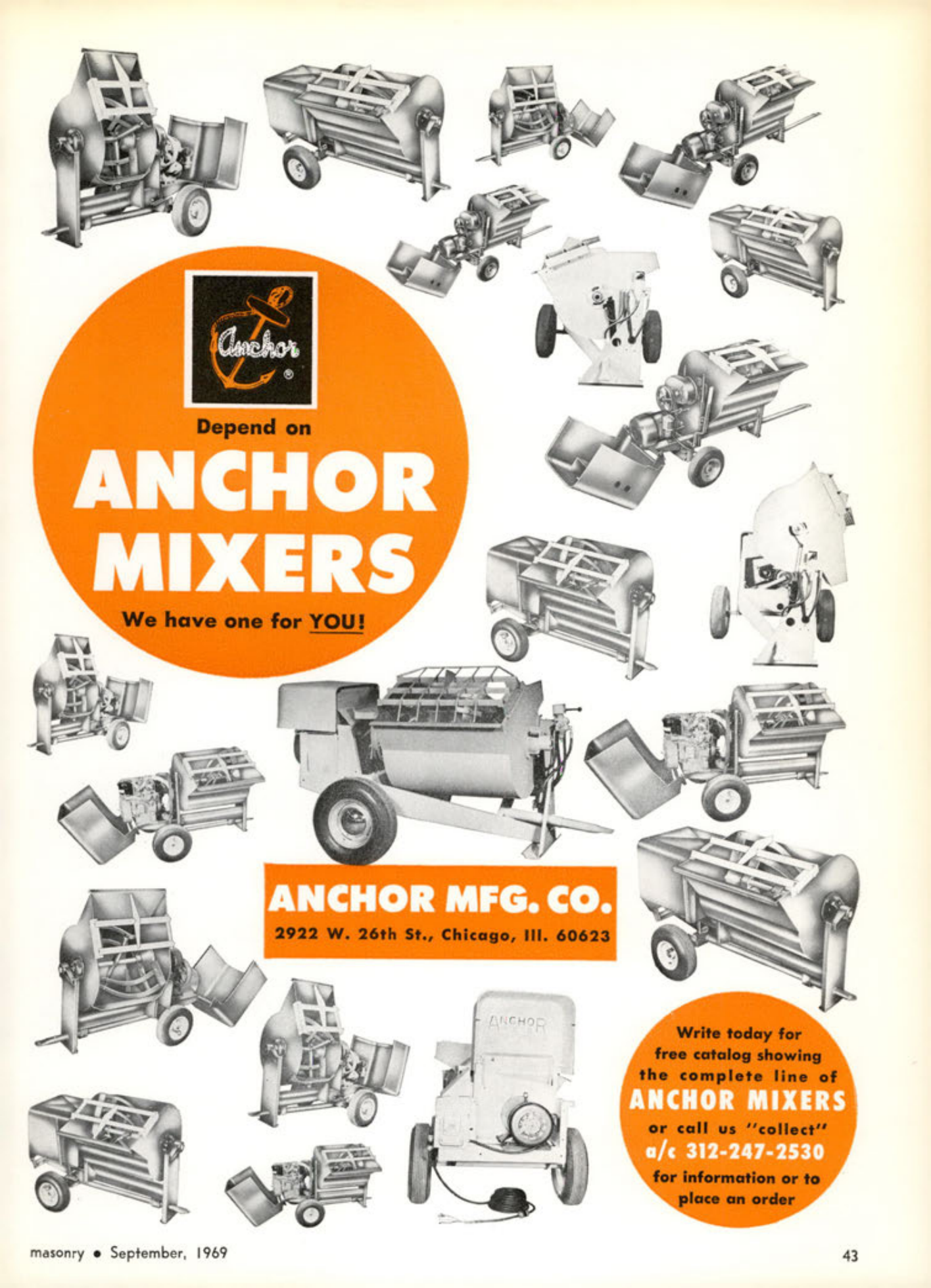Masonry Magazine September 1969 Page. 43