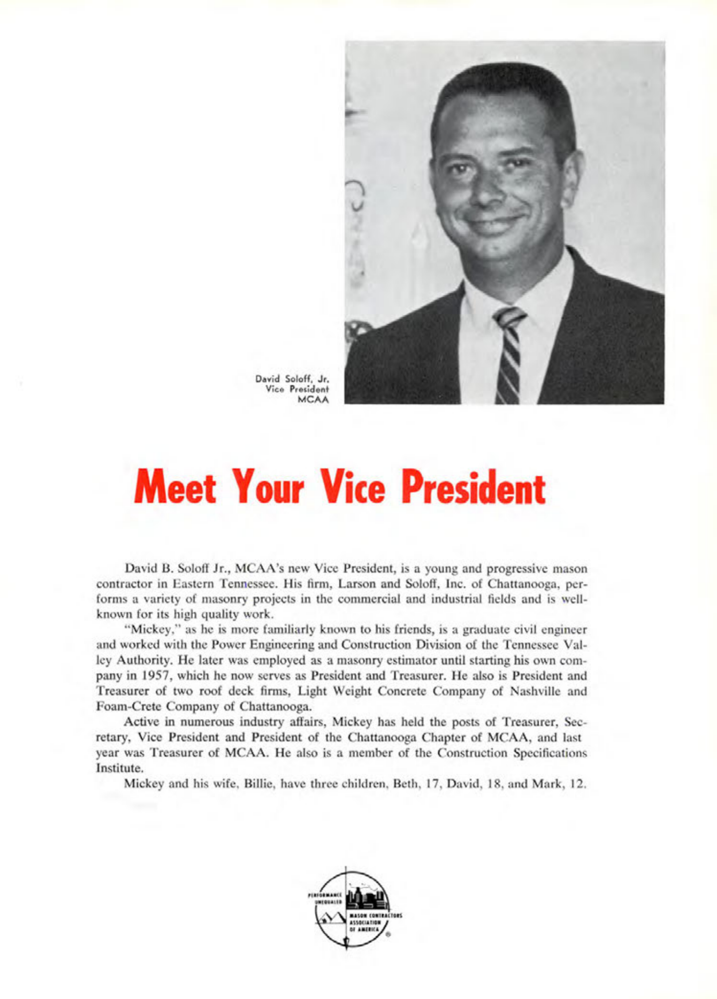 Masonry Magazine April 1970 Page. 5
