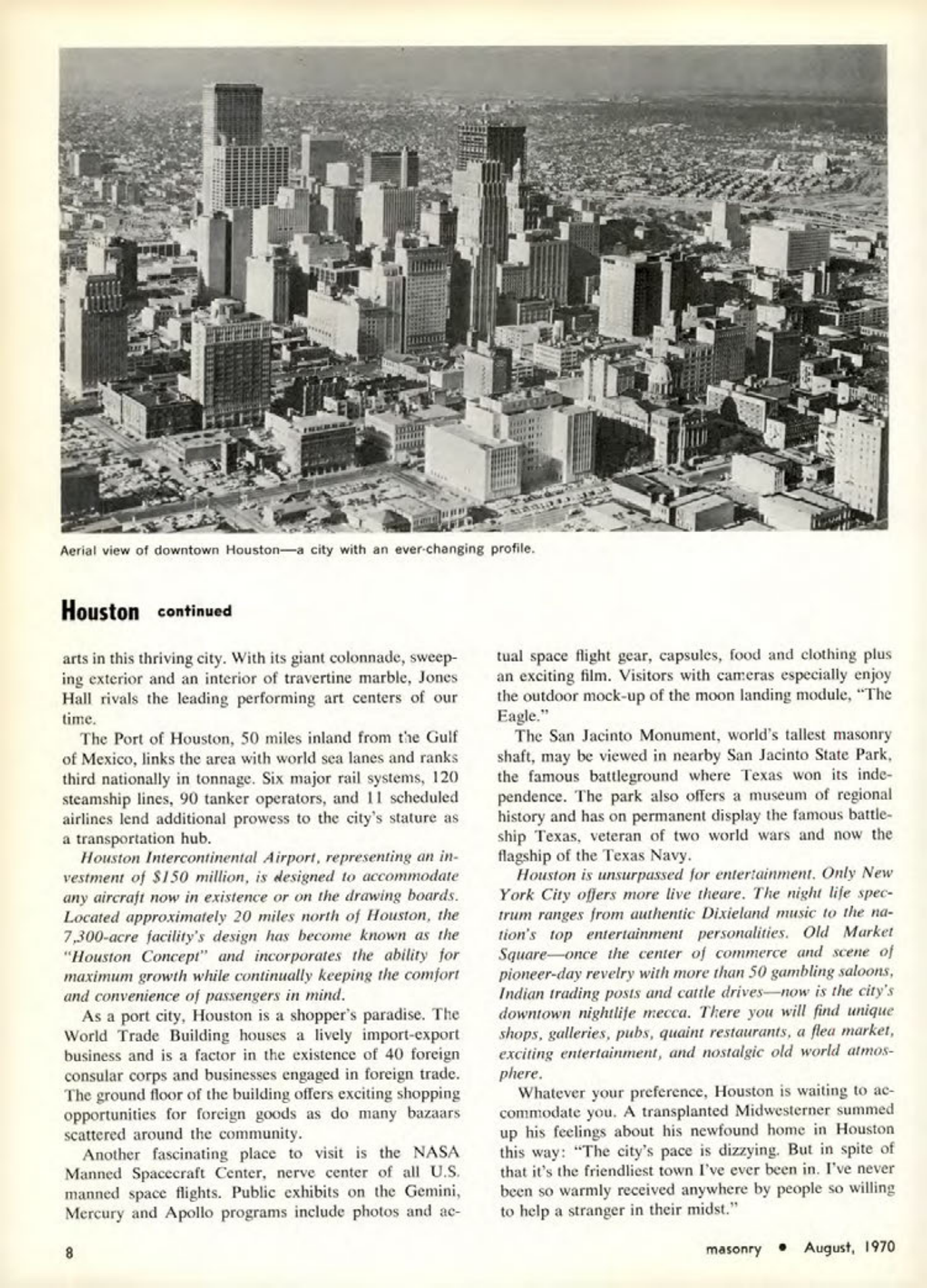 Masonry Magazine August 1970 Page. 8