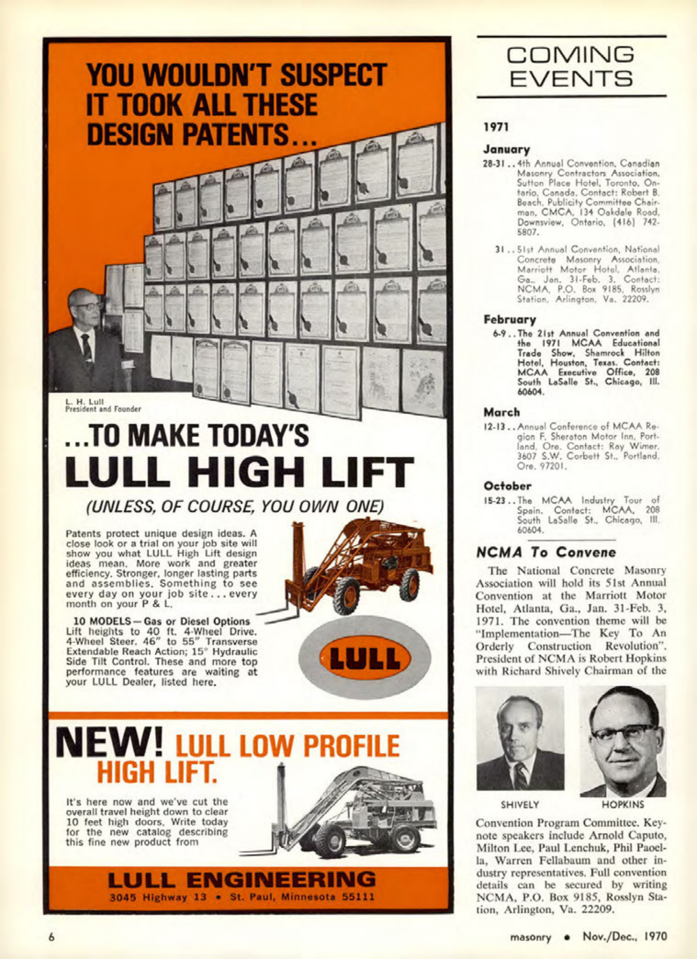 Masonry Magazine December 1970 Page. 6