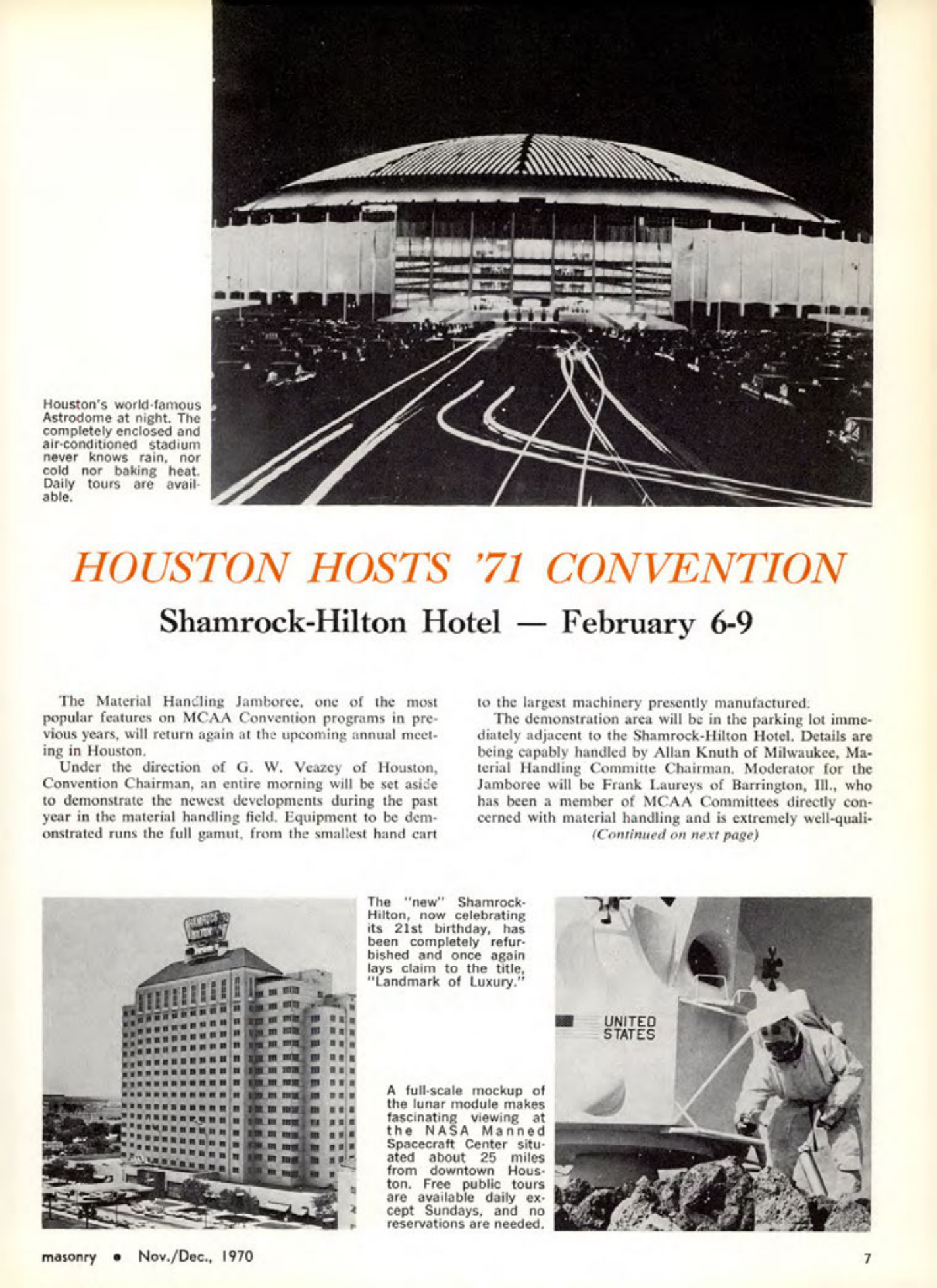 Masonry Magazine December 1970 Page. 7