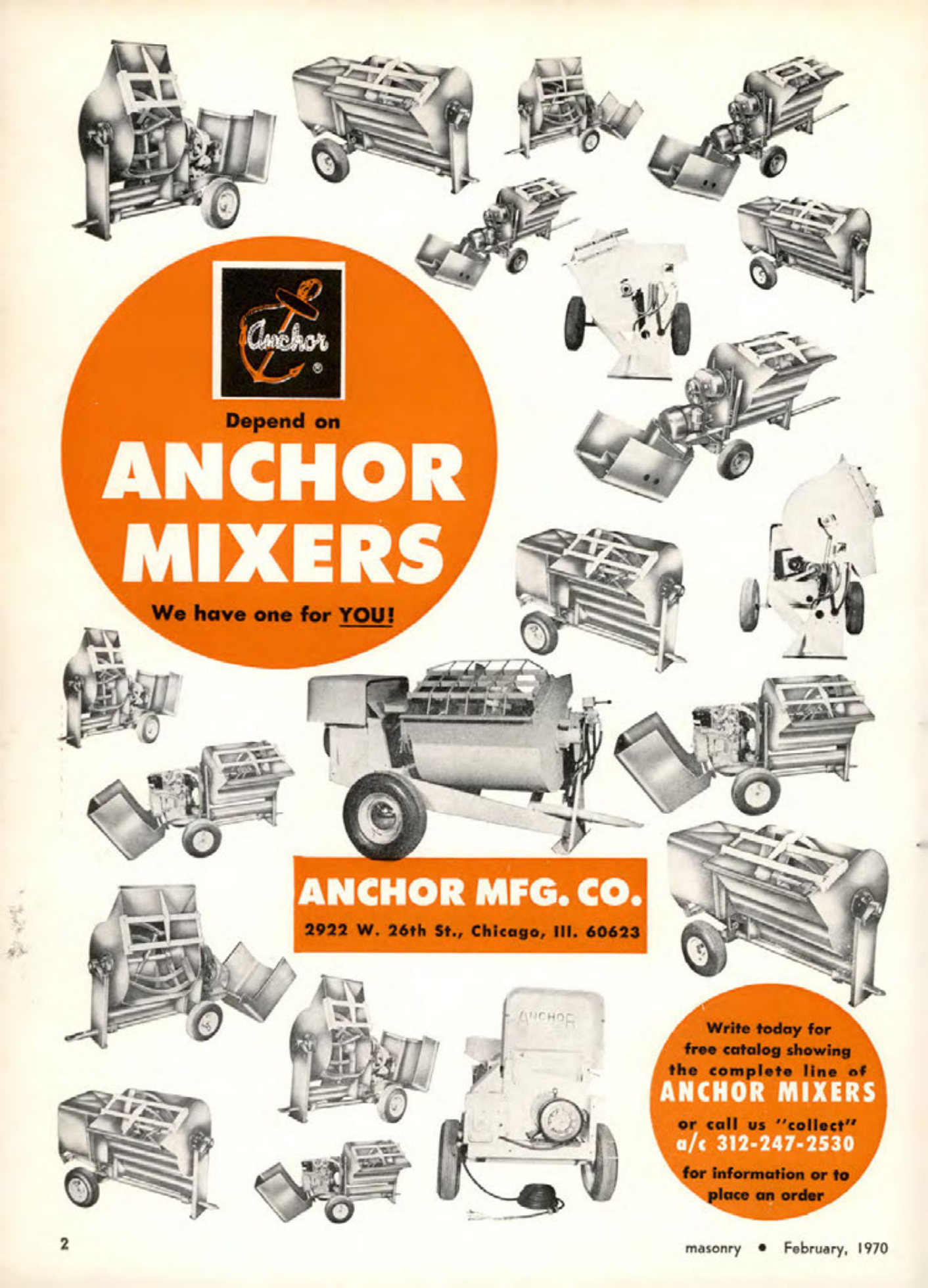 Masonry Magazine February 1970 Page. 2