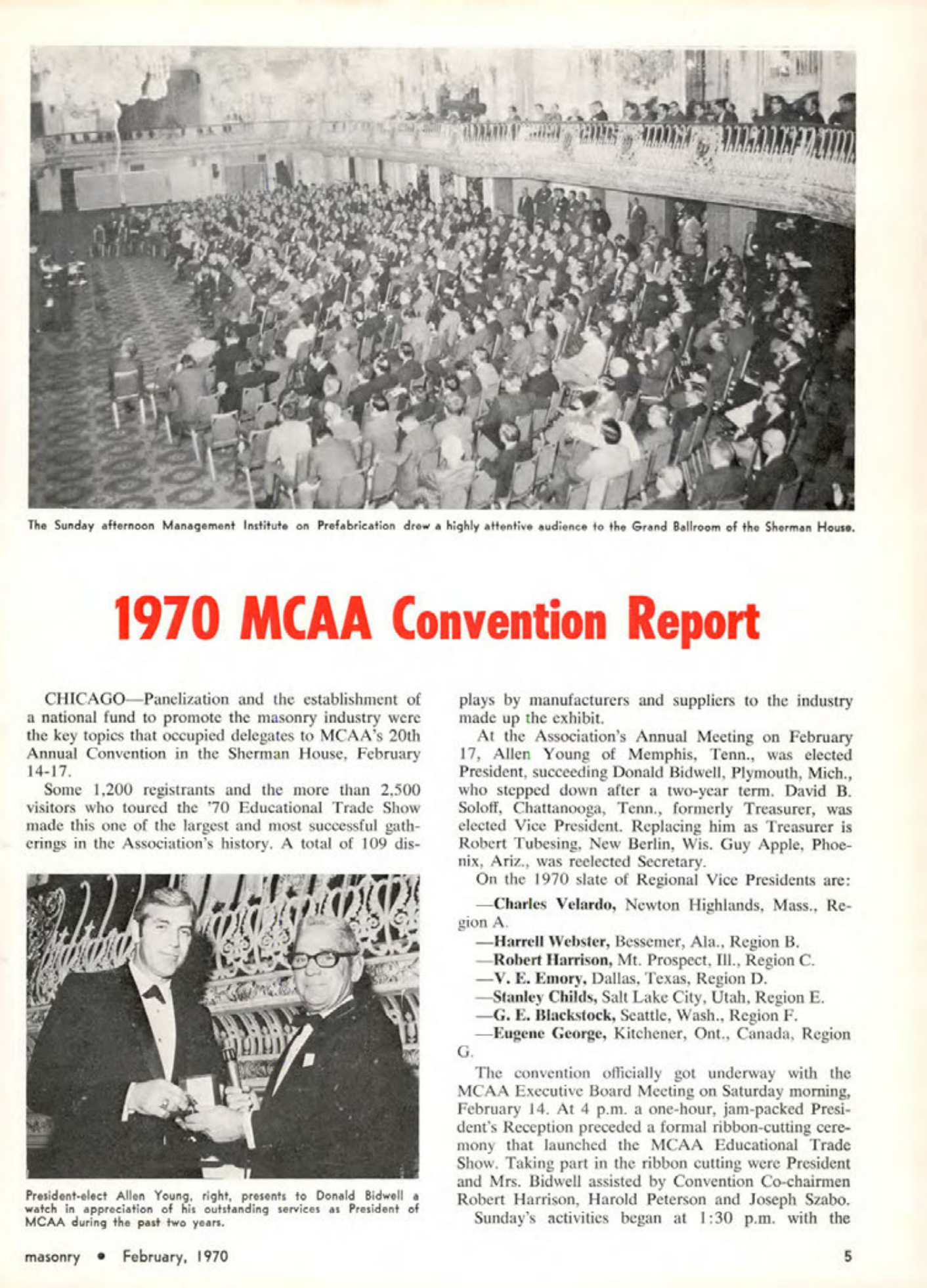 Masonry Magazine February 1970 Page. 5