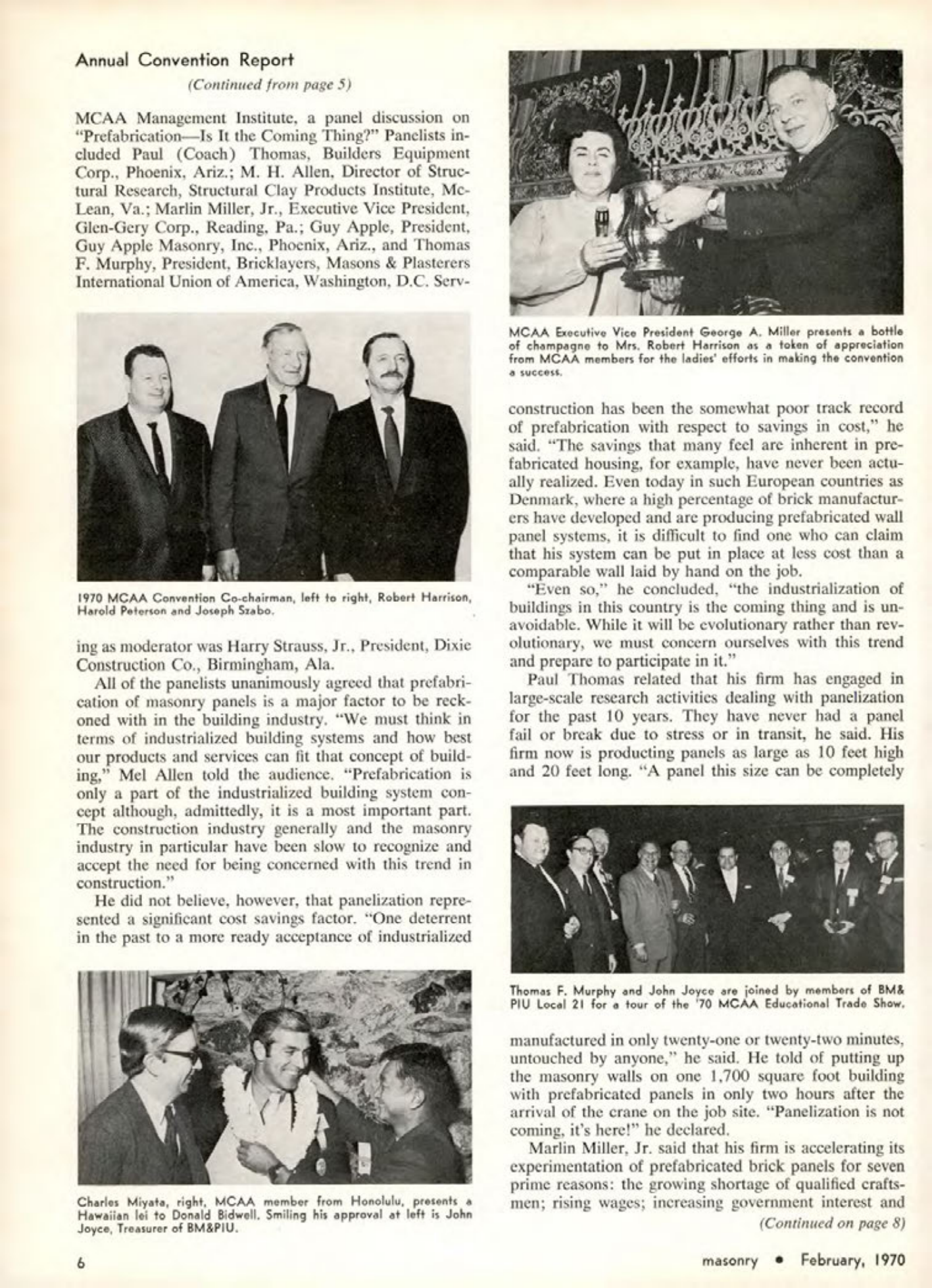 Masonry Magazine February 1970 Page. 6