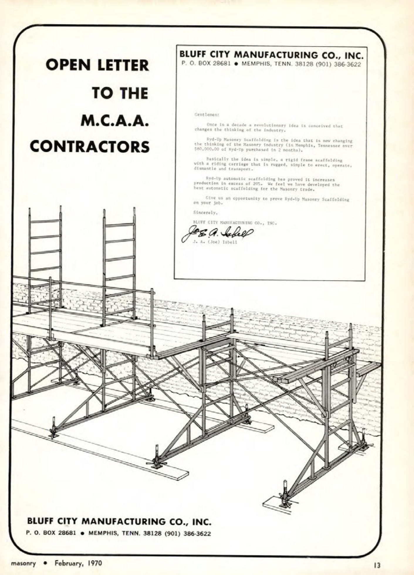 Masonry Magazine February 1970 Page. 13