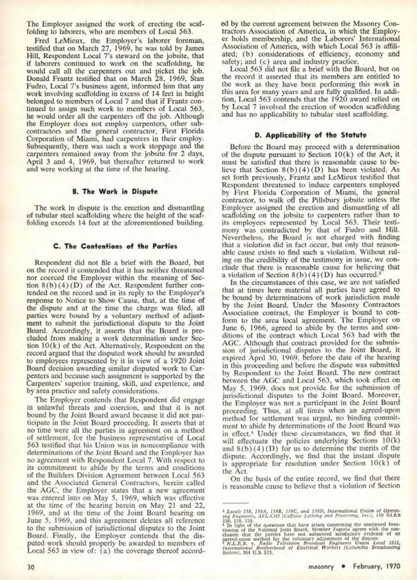 Masonry Magazine February 1970 Page. 30