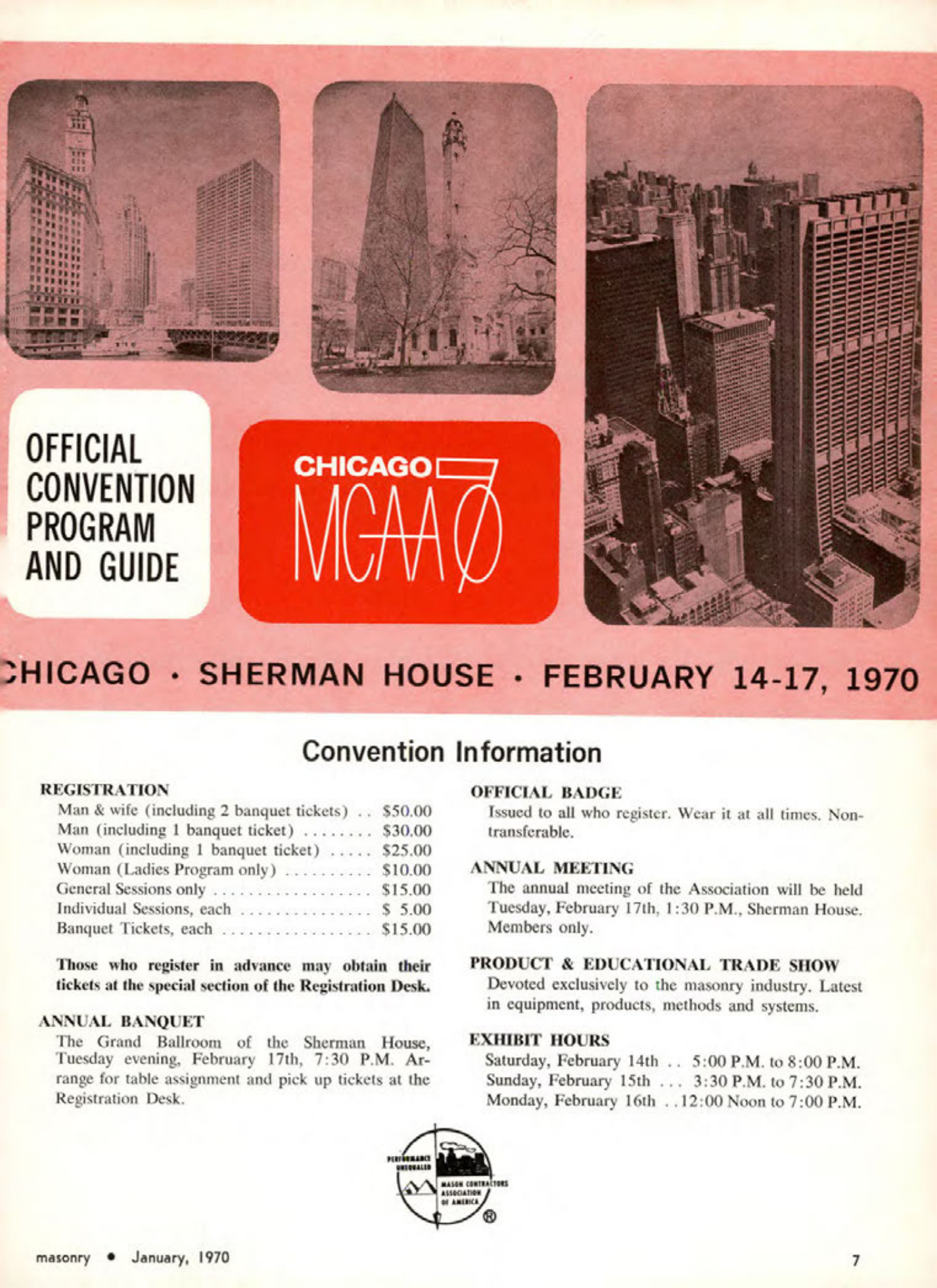Masonry Magazine January 1970 Page. 7