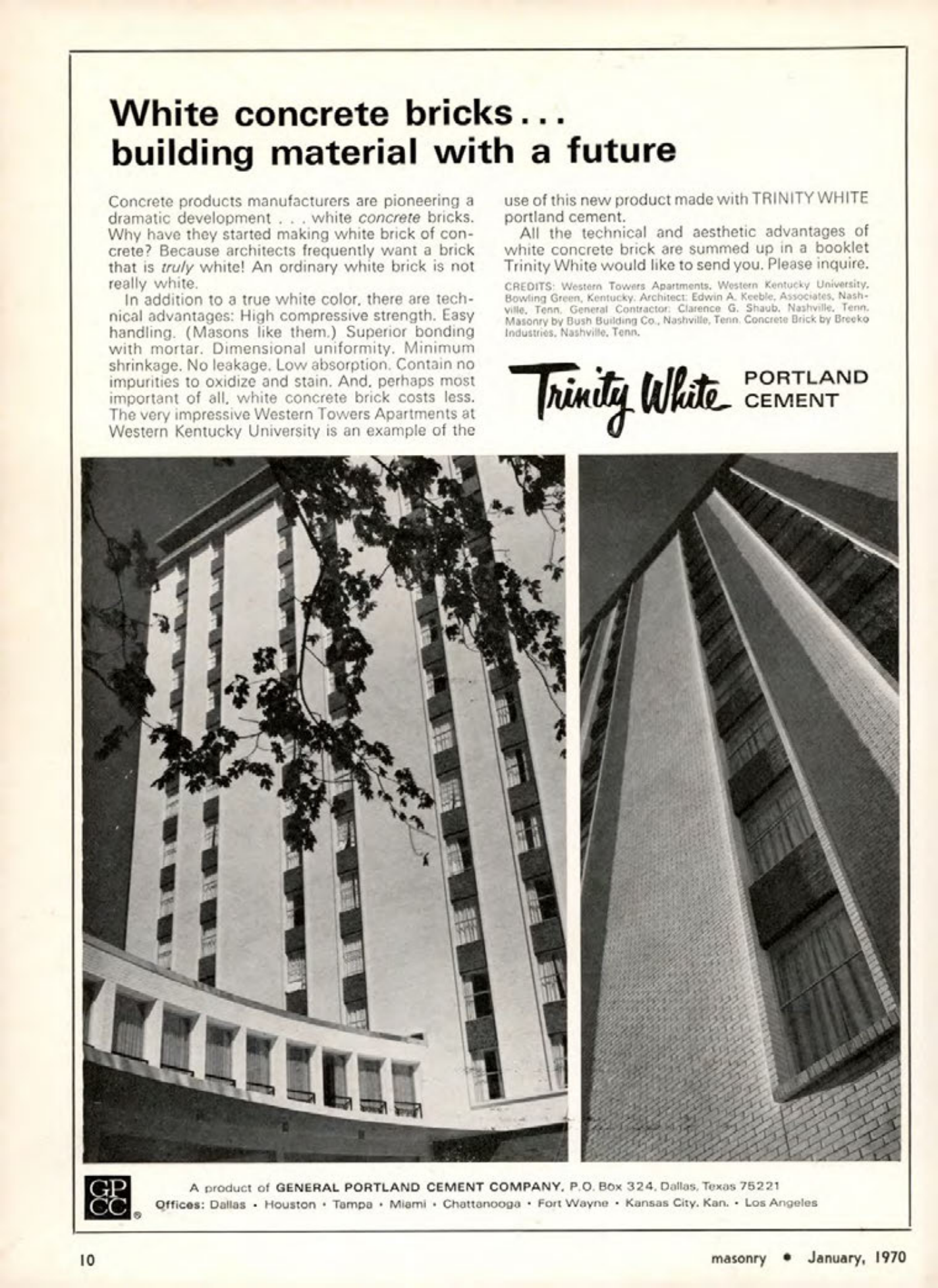 Masonry Magazine January 1970 Page. 10