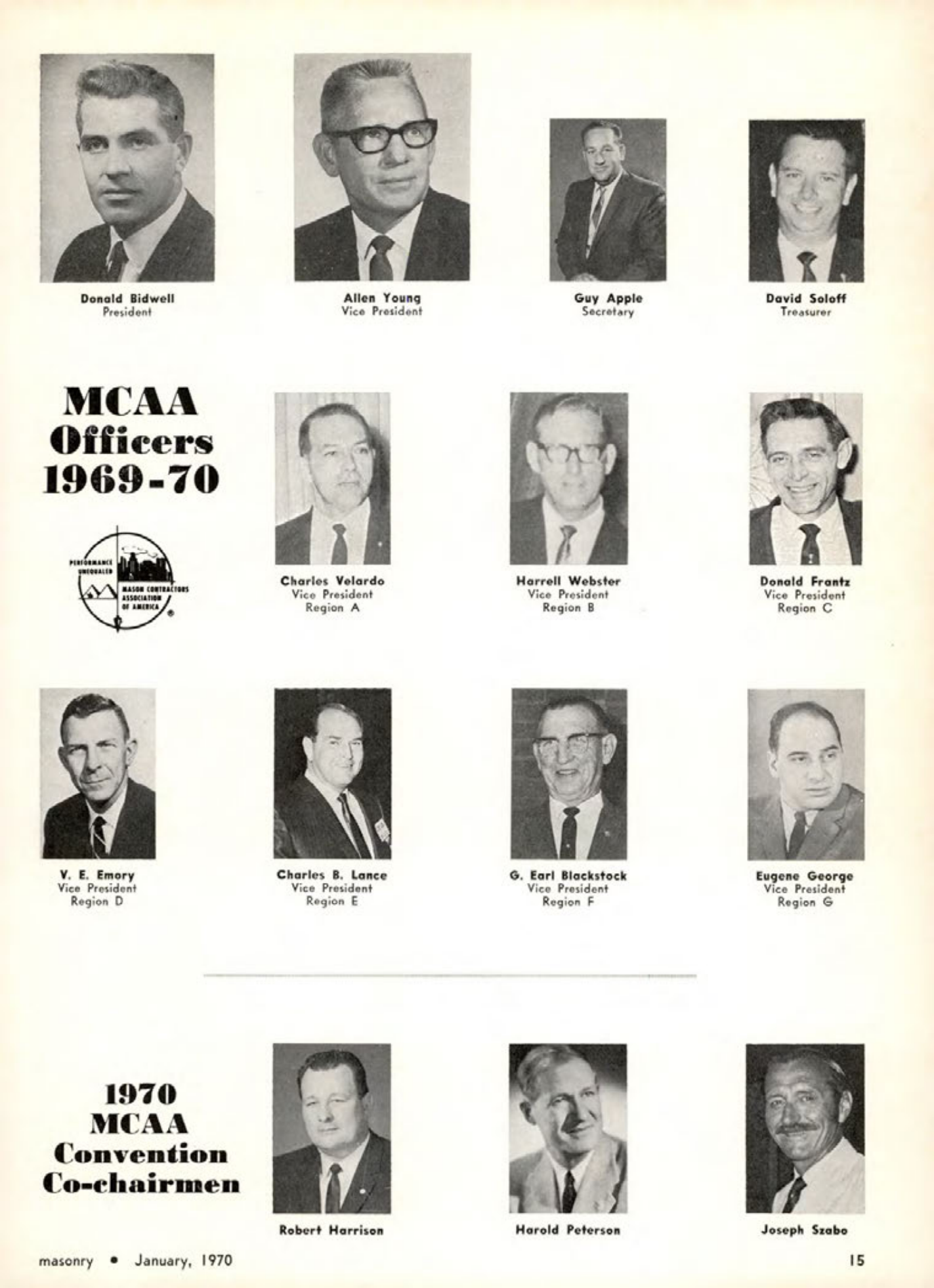 Masonry Magazine January 1970 Page.15